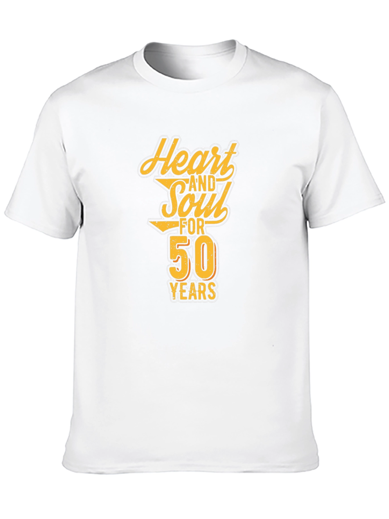 Black Heart and Soul 50 Years Black Graphic Tee view 10