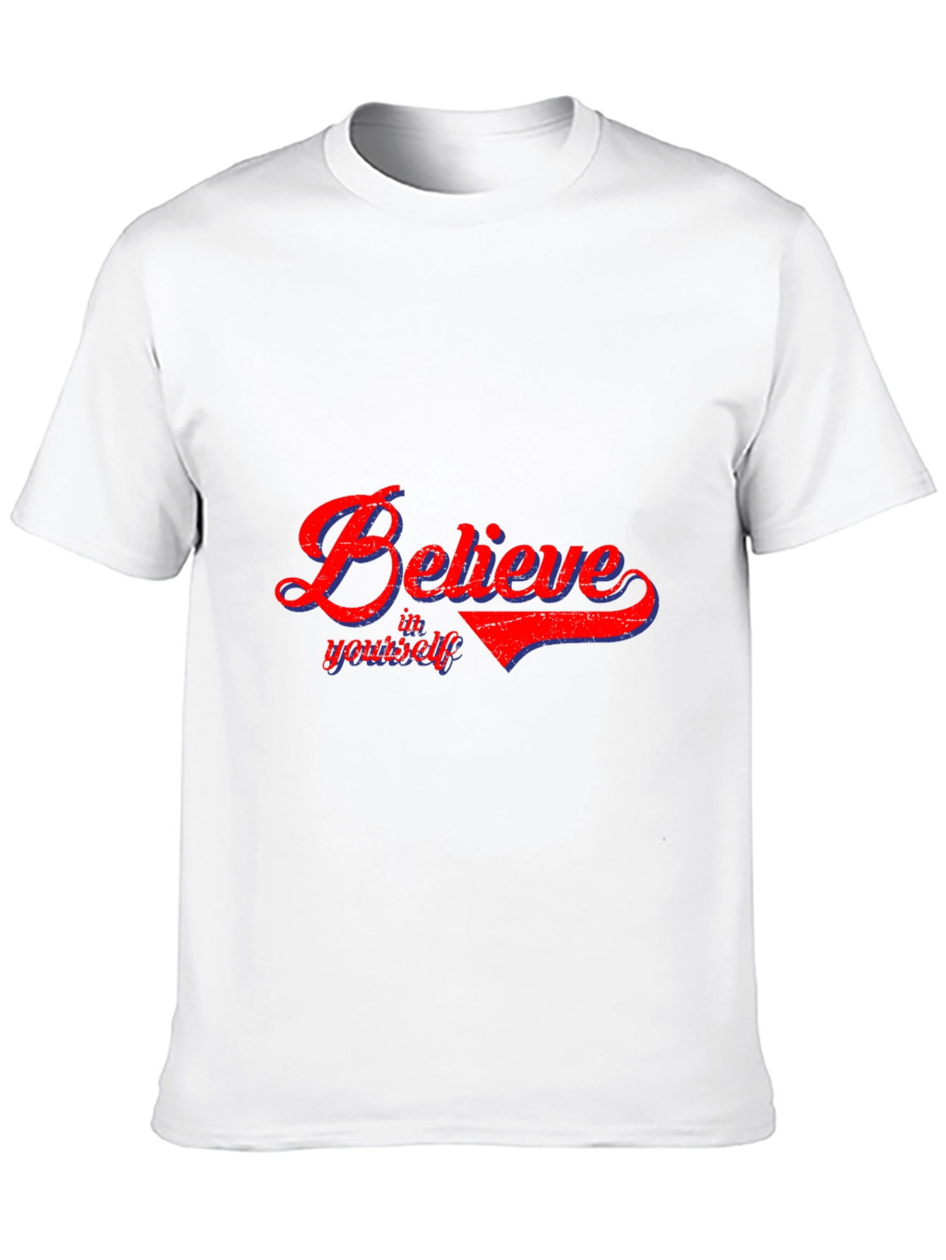 Black Believe in Yourself T-Shirt - Soft Cotton Blend view 10