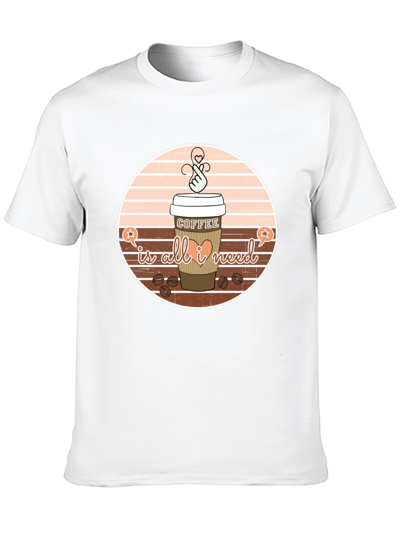 Black Coffee is All I Need Graphic Tee view 10