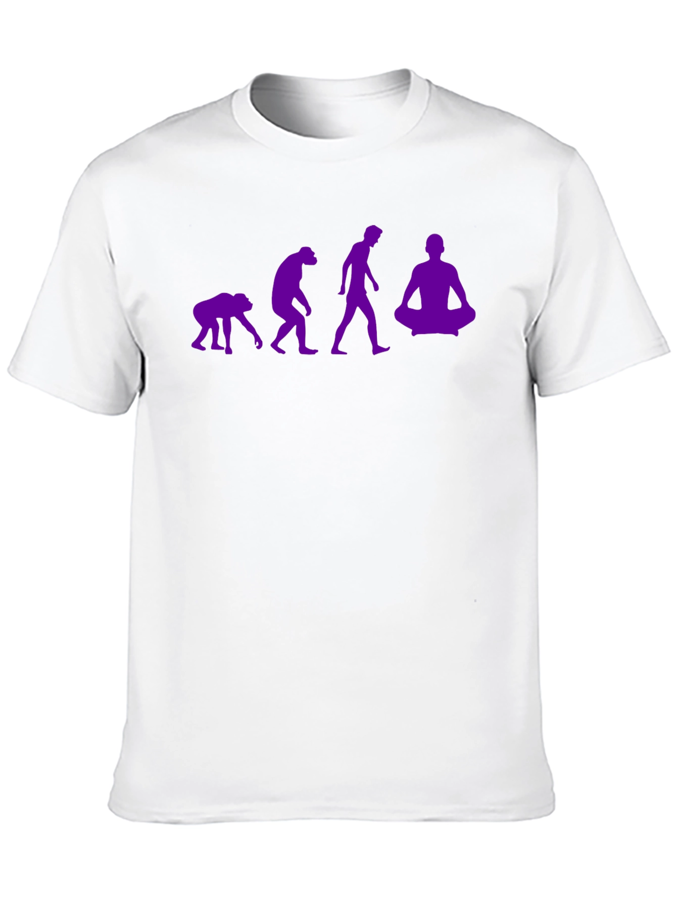 Black Evolution of Man Graphic T-Shirt view 10