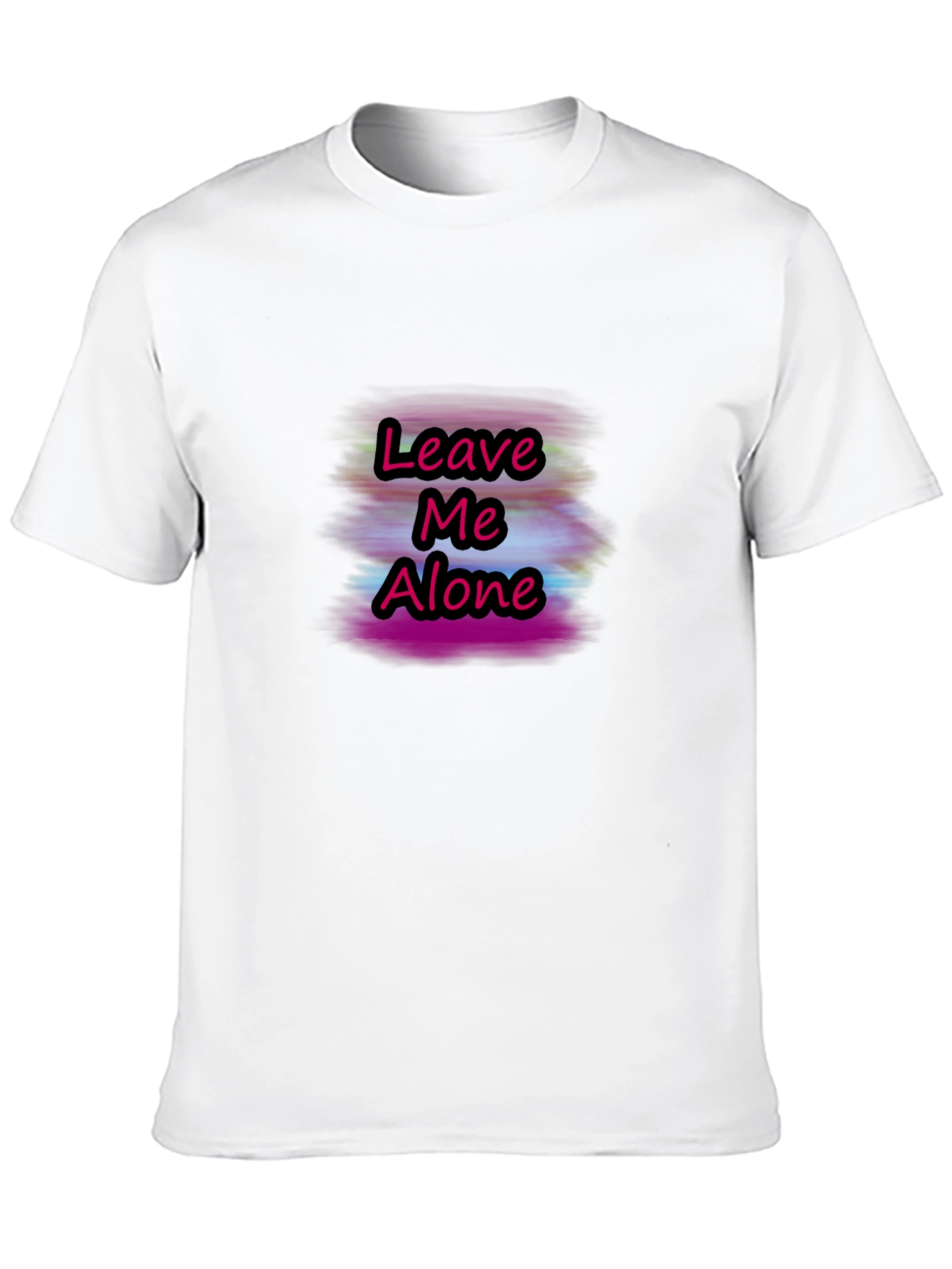 Black Leave Me Alone Graphic T-Shirt - Black view 10