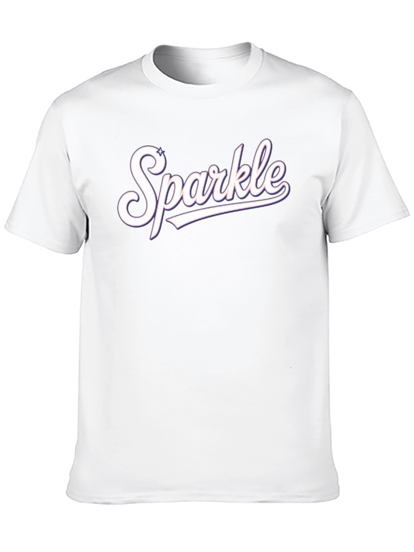 Black Sparkle Graphic Tee - Stylish Casual Wear view 10