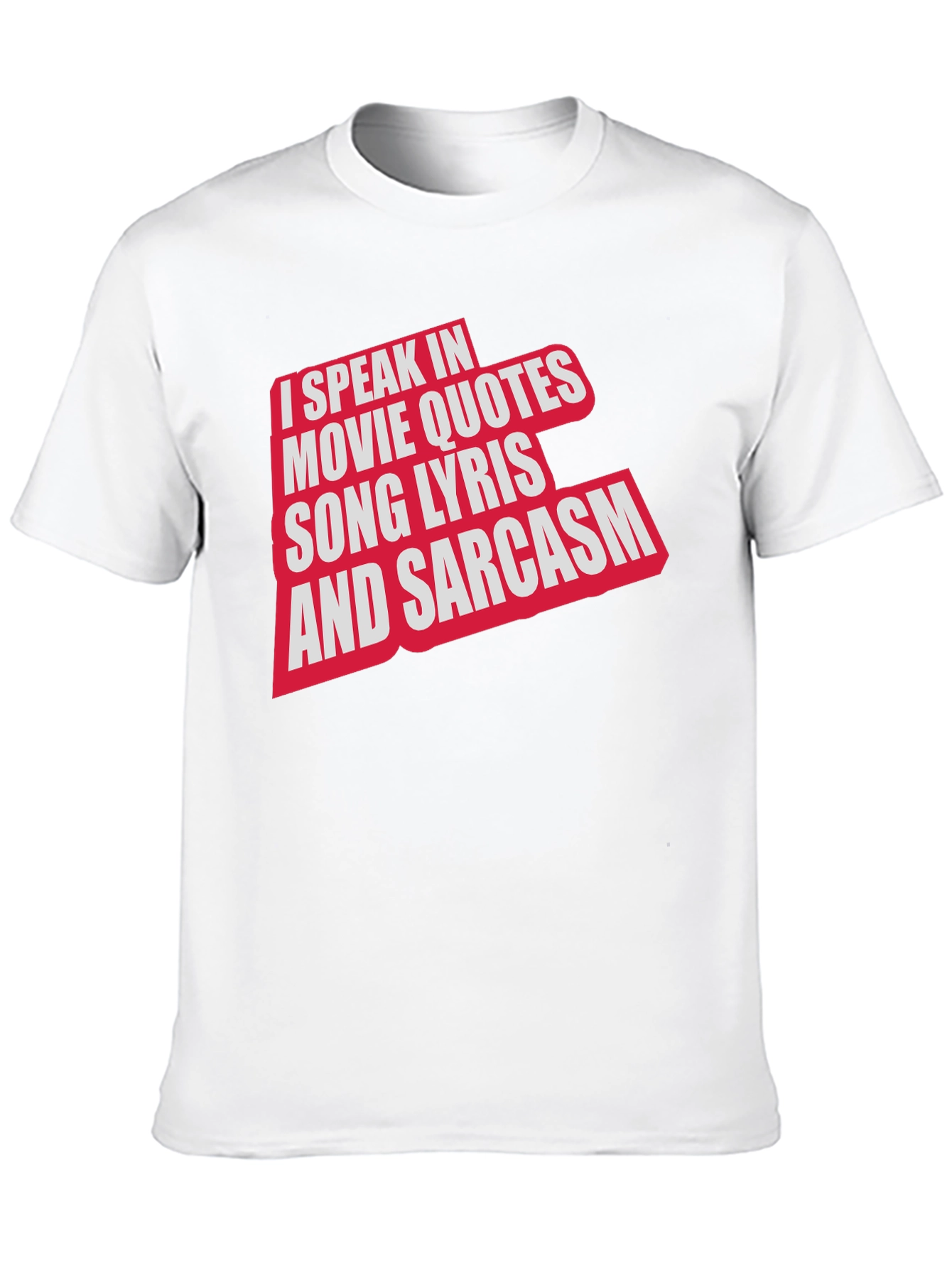 Black Movie Quotes & Sarcasm Black T-Shirt view 10