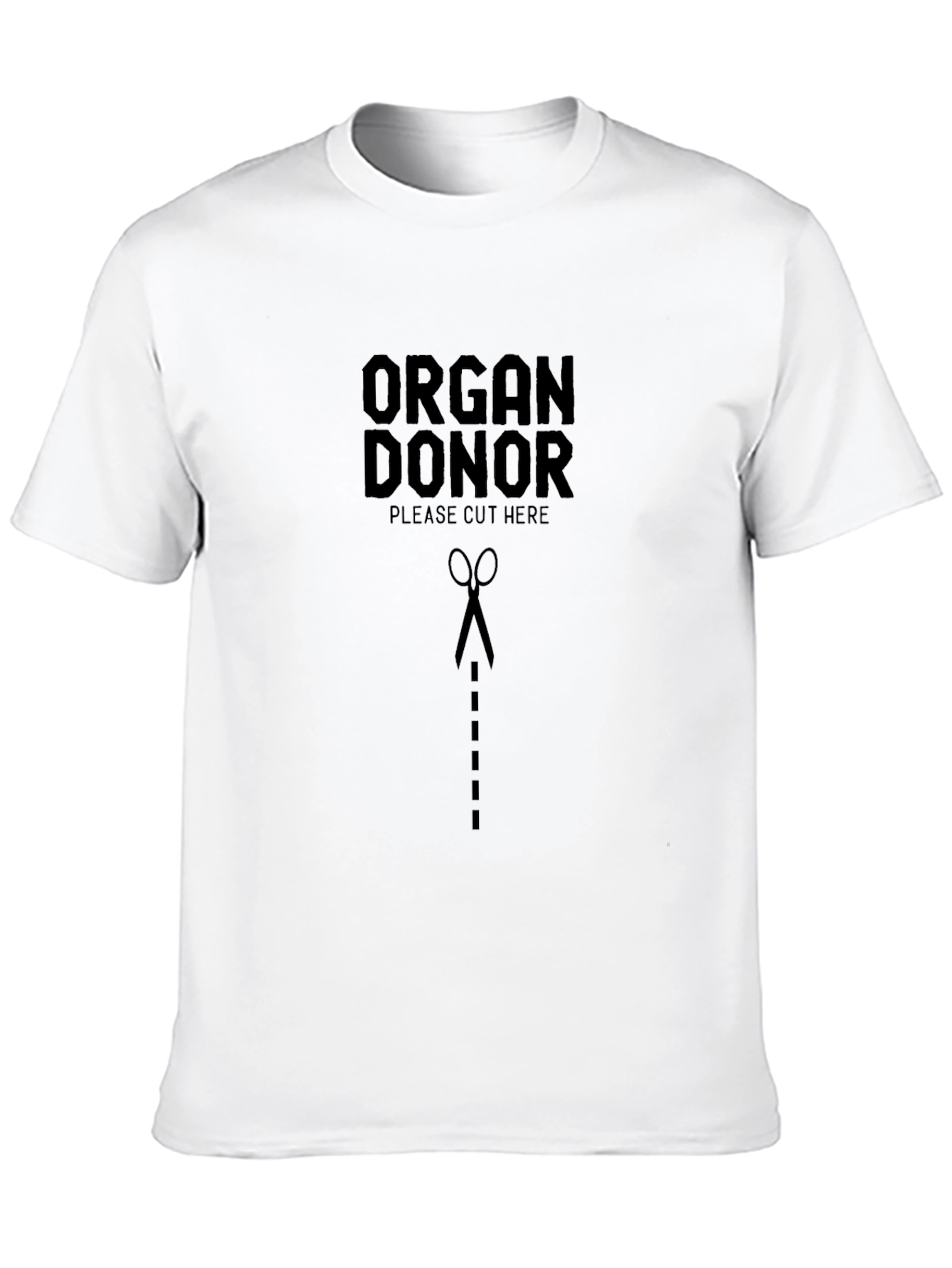 Black Organ Donor Funny Humor Novelty T-Shirt view 10