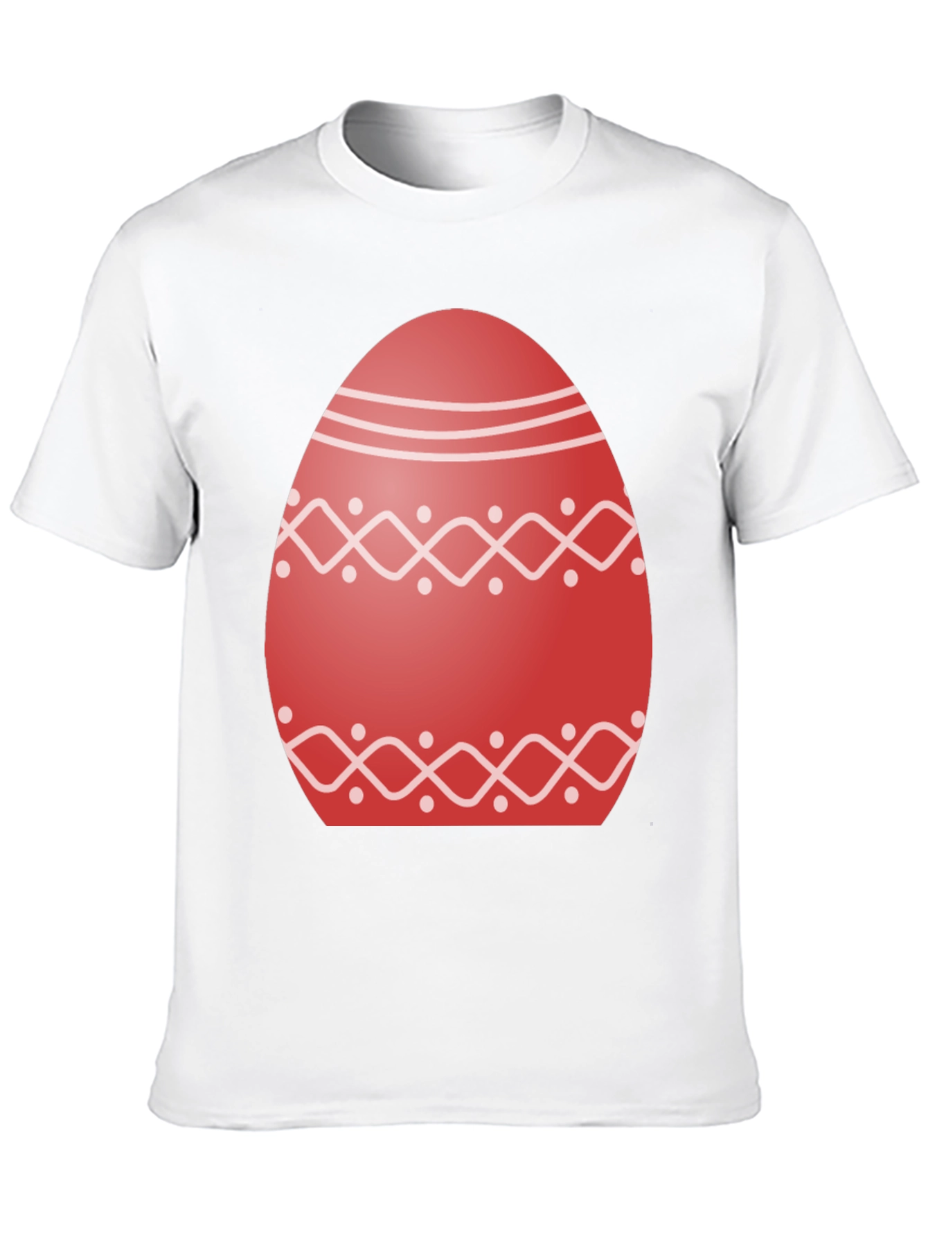 Camiseta Negra Huevo Pascua Decorado