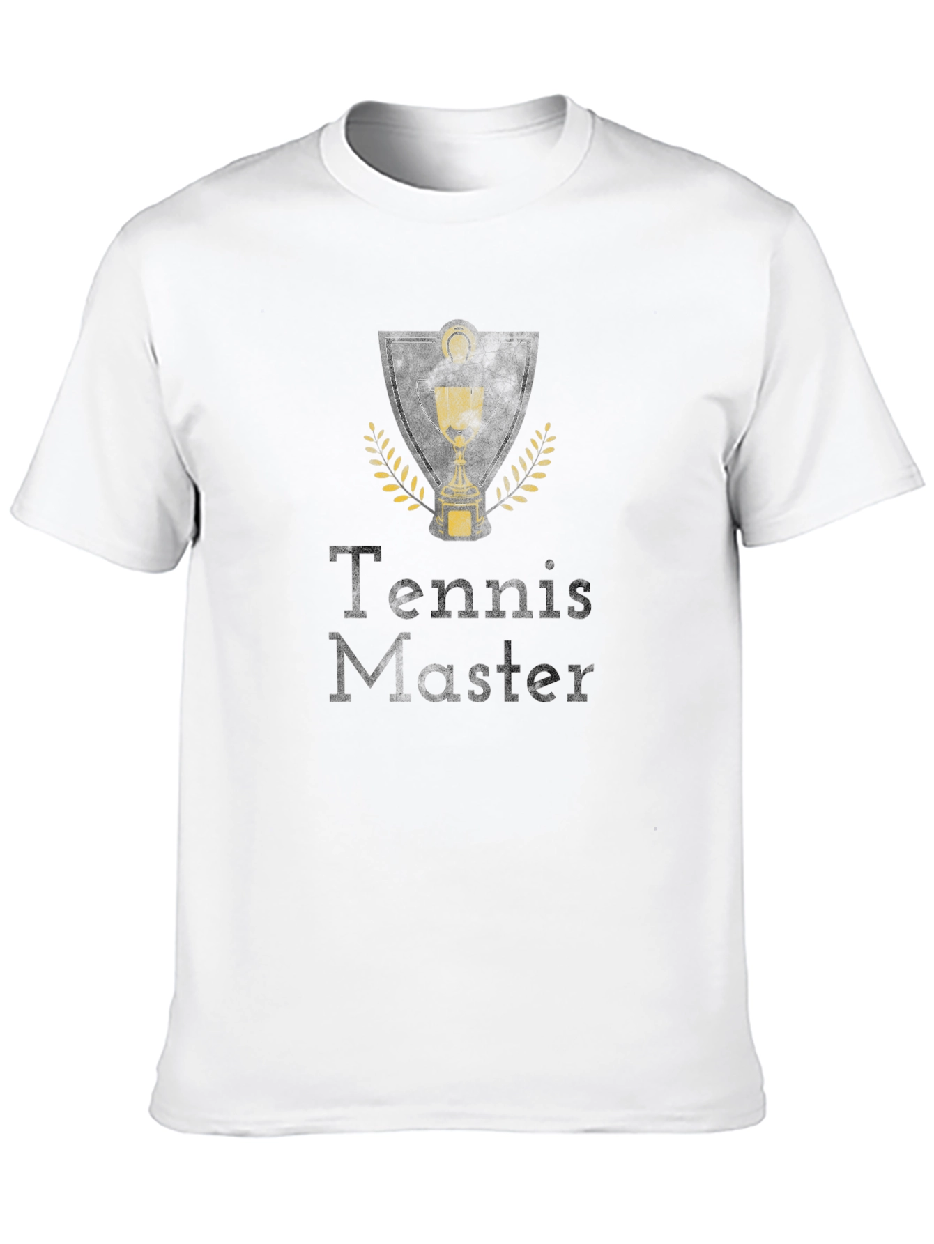 Black Tennis Master Graphic Tee - Black Casual T-Shirt view 10