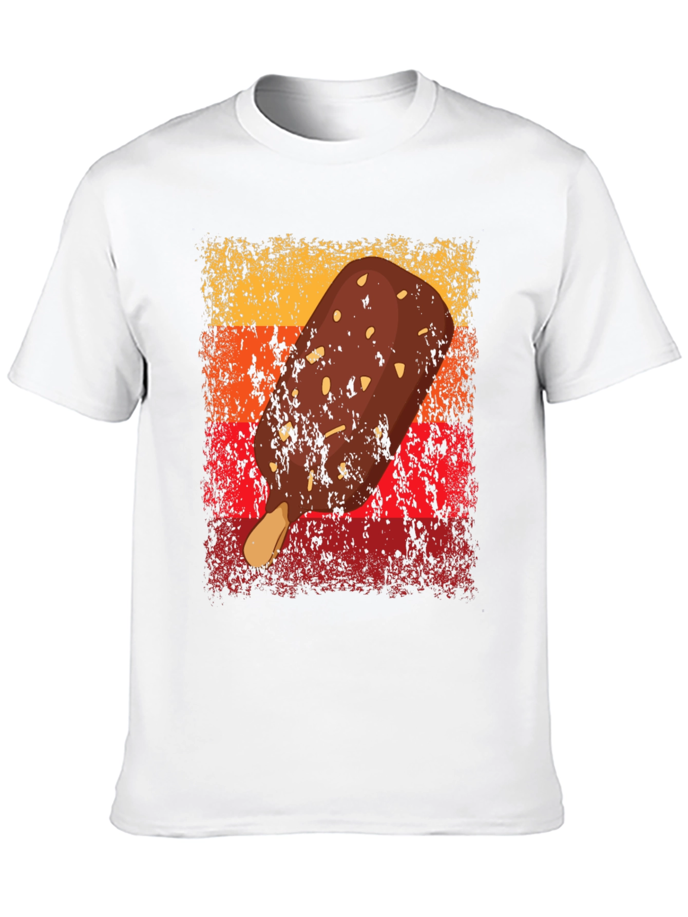 Black Retro Ice Cream Bar Graphic Tee view 10