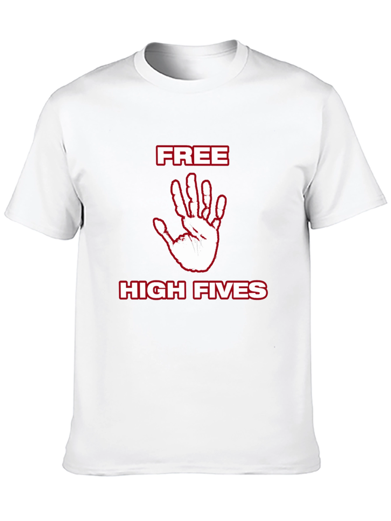 Black Free High Fives Graphic Tee view 10