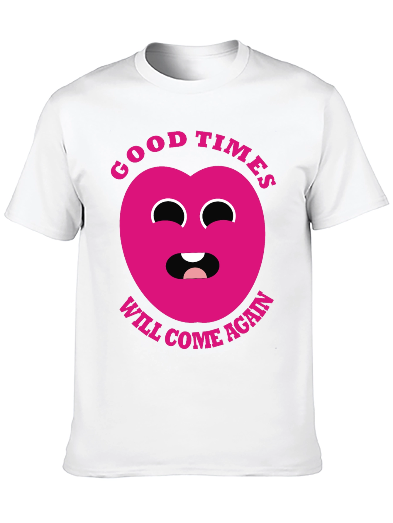 Black Good Times Heart Graphic T-Shirt - Black view 10