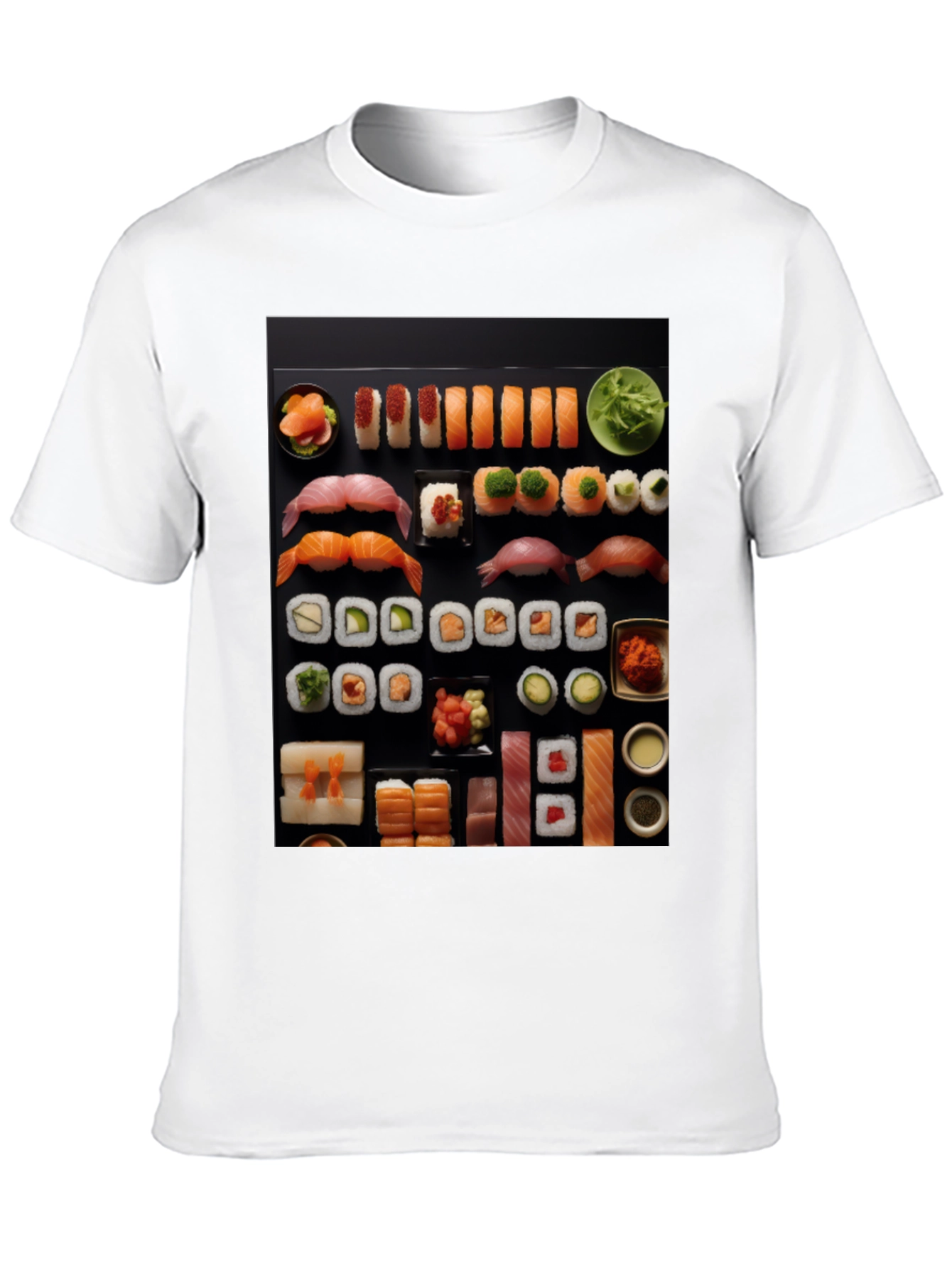 Sushi Feast Graphic Tee - Food Lover's Delight - 10