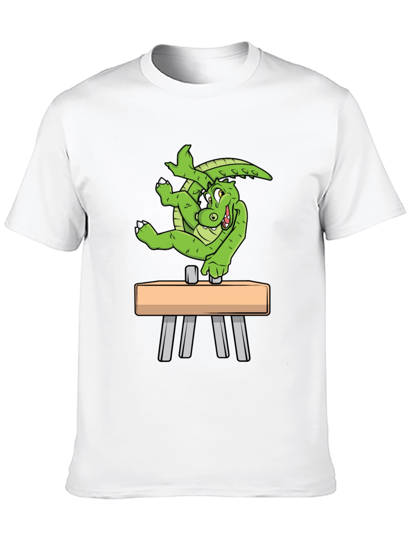 Black Gymnastics Crocodile T-Shirt view 10