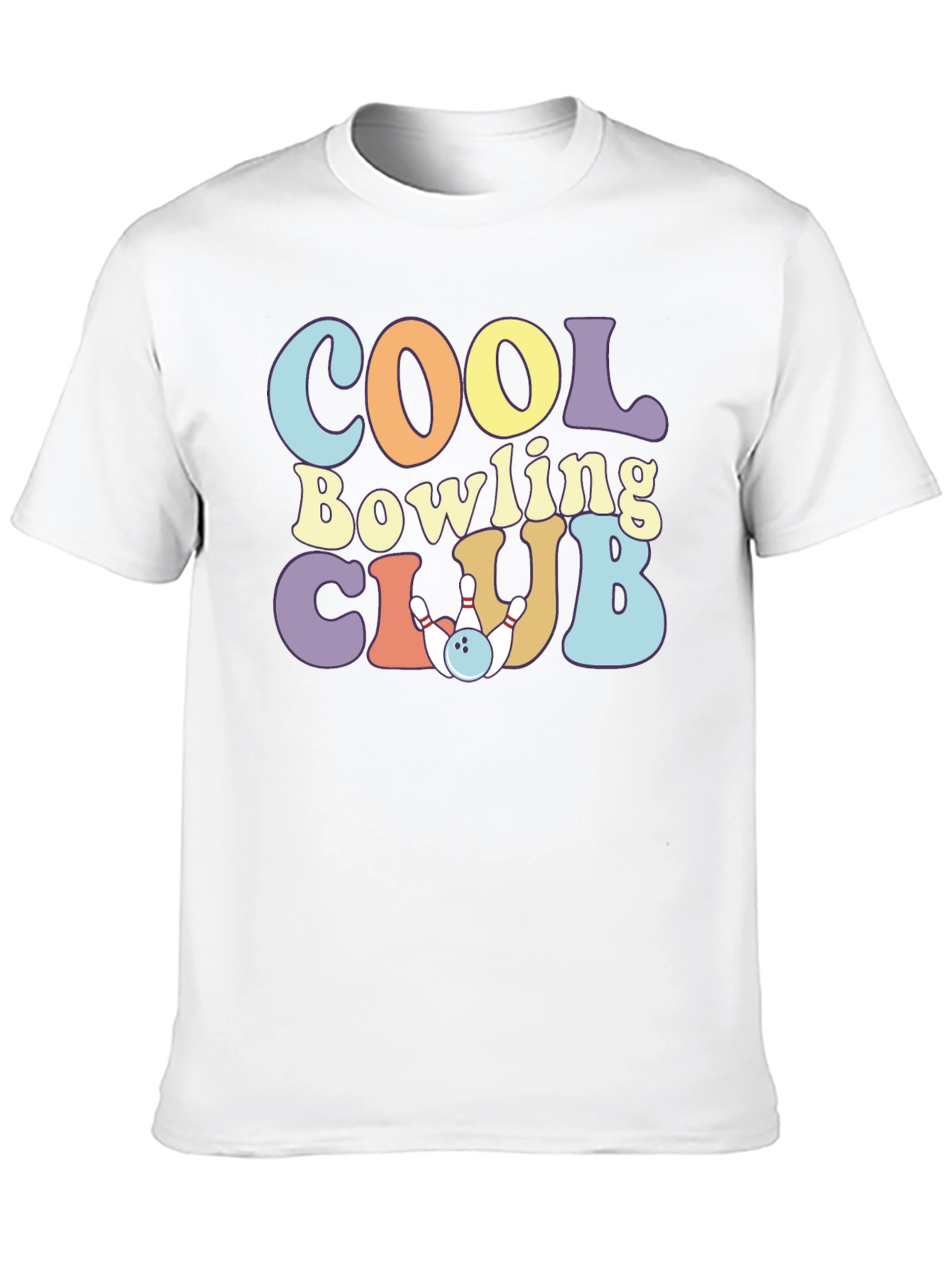Black Cool Bowling Club Graphic Tee view 10