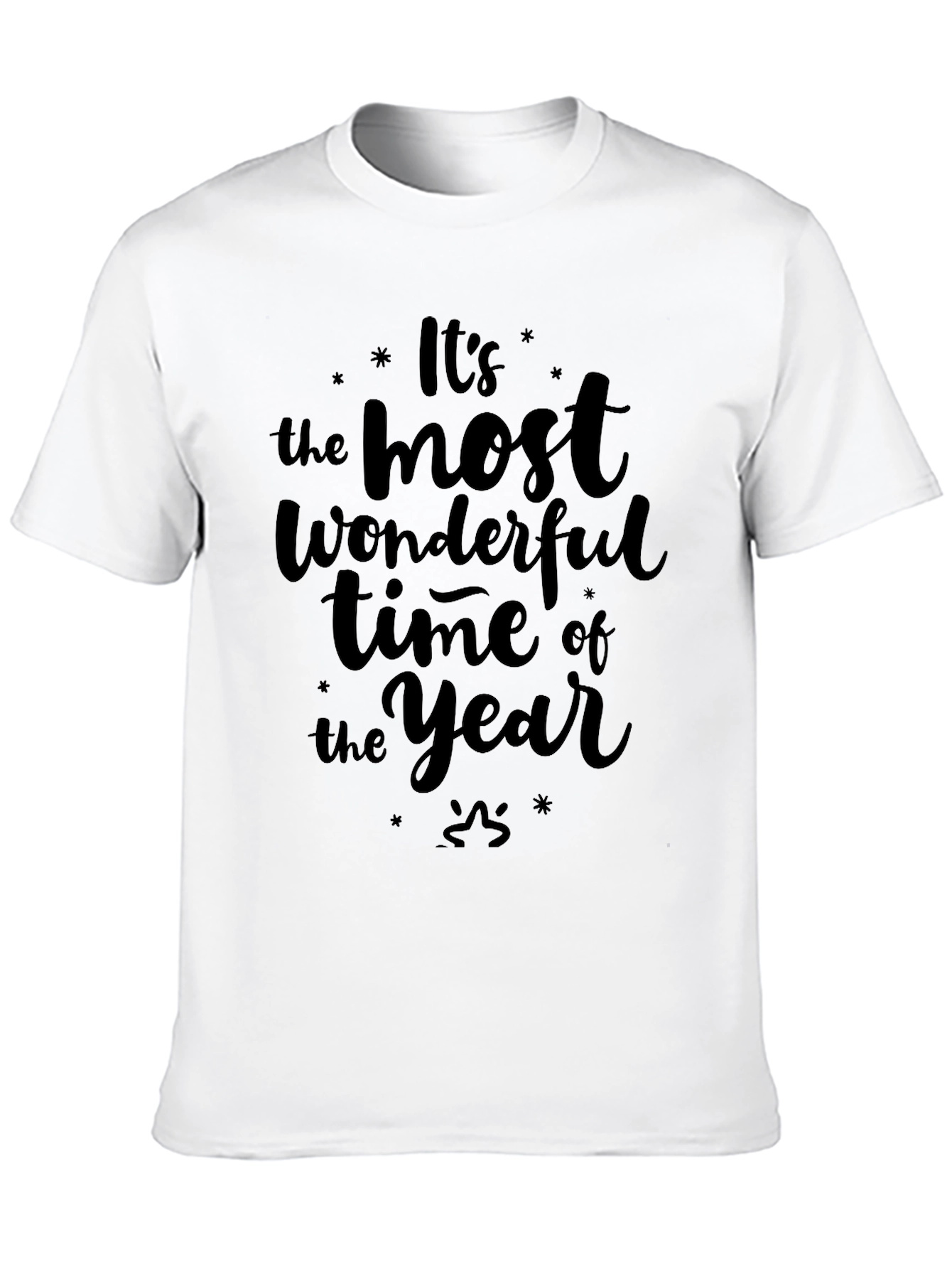 Black Wonderful Time of Year Black Graphic Tee view 10