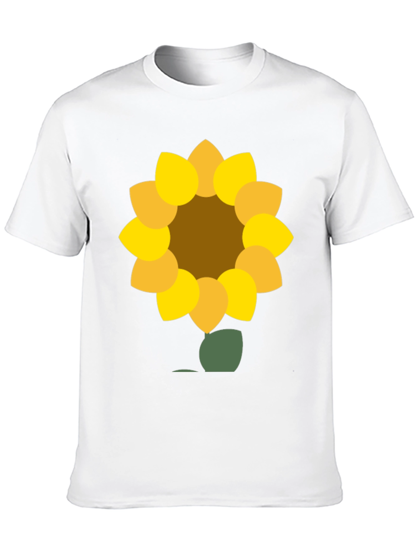Black Sunflower Graphic Tee - Black Cotton Blend view 10