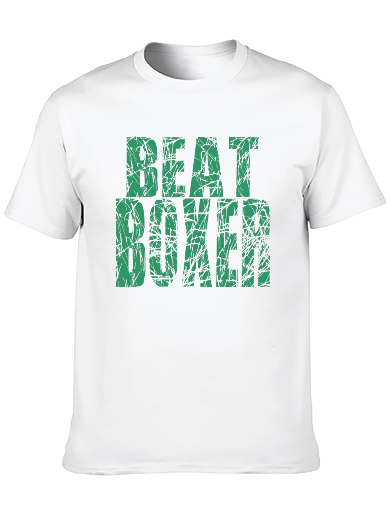 Black Beat Boxer Graphic Tee - Sporty Black T-Shirt view 10