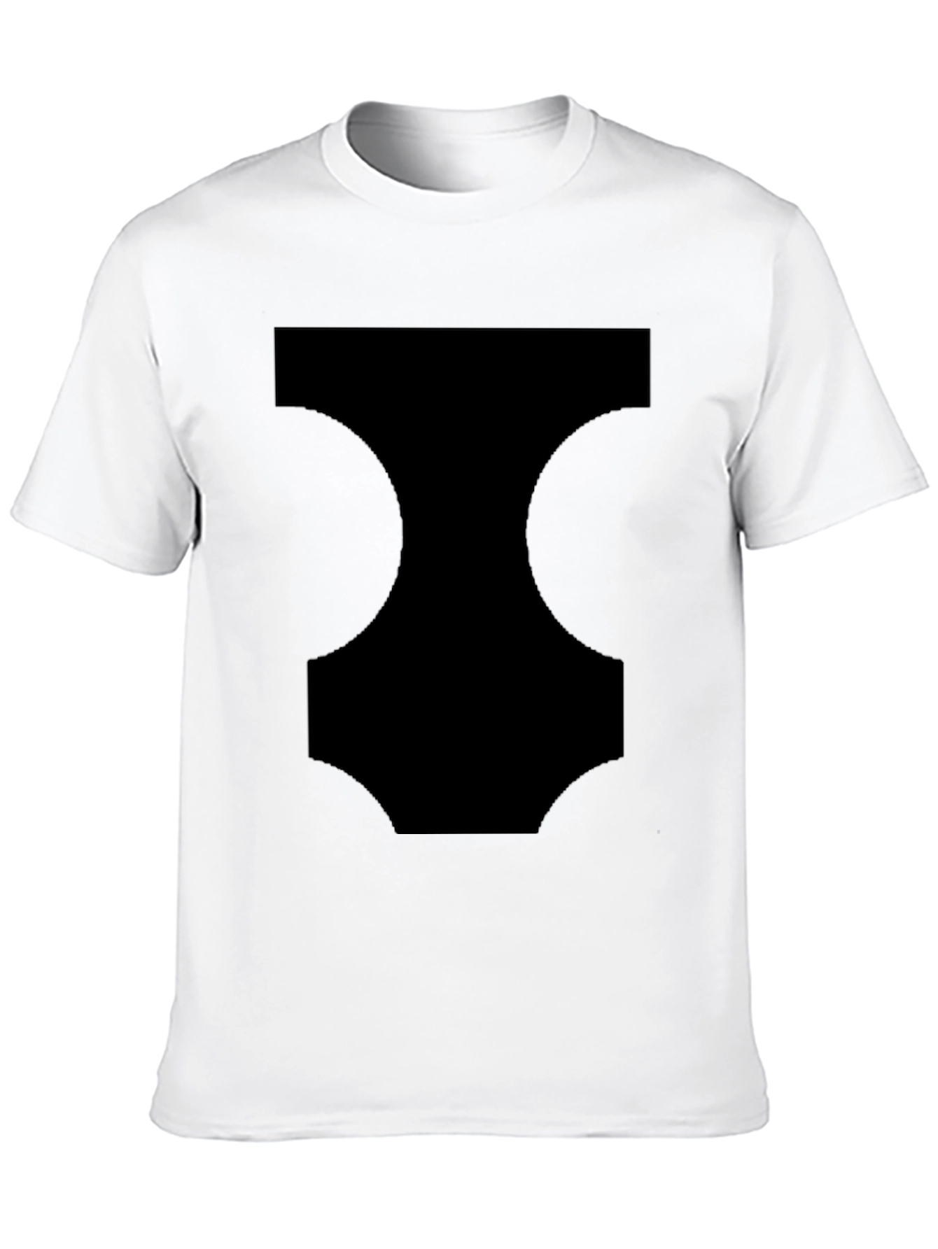 Black Modern Black Graphic Tee - Men's Casual Style view 10