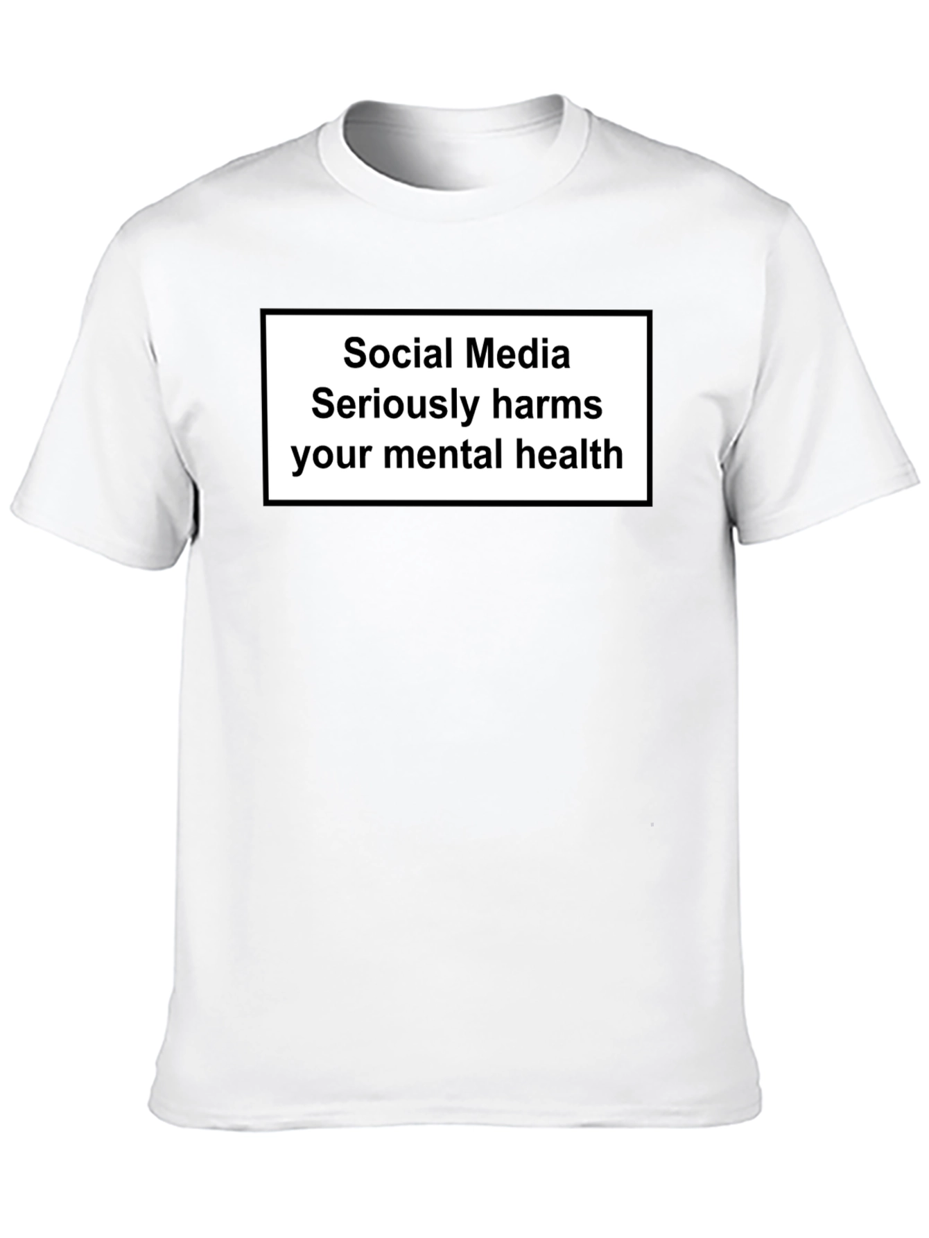 Black Social Media Harms Mental Health T-Shirt view 10