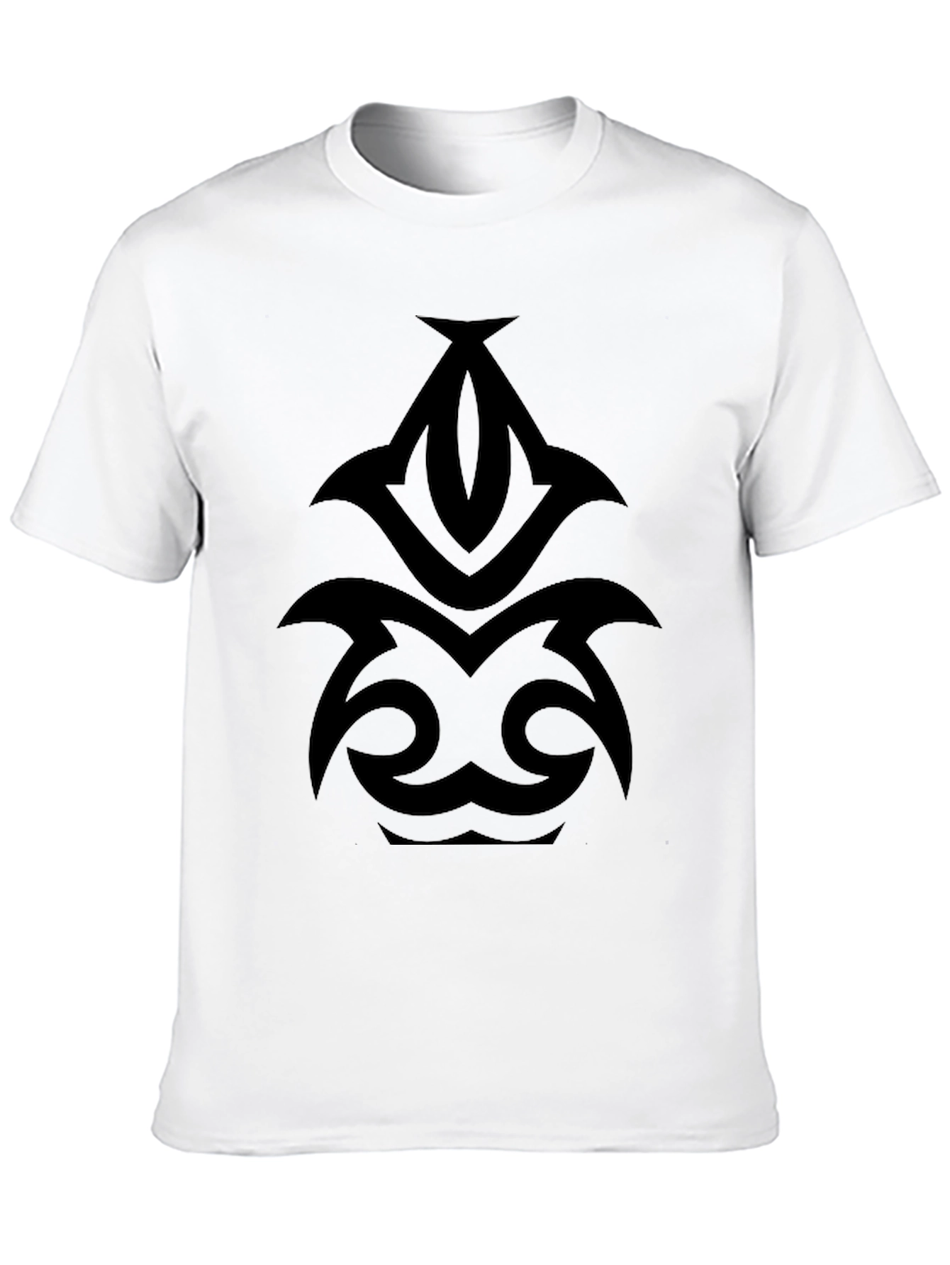 Black Tribal Tattoo Graphic Black Tee view 10
