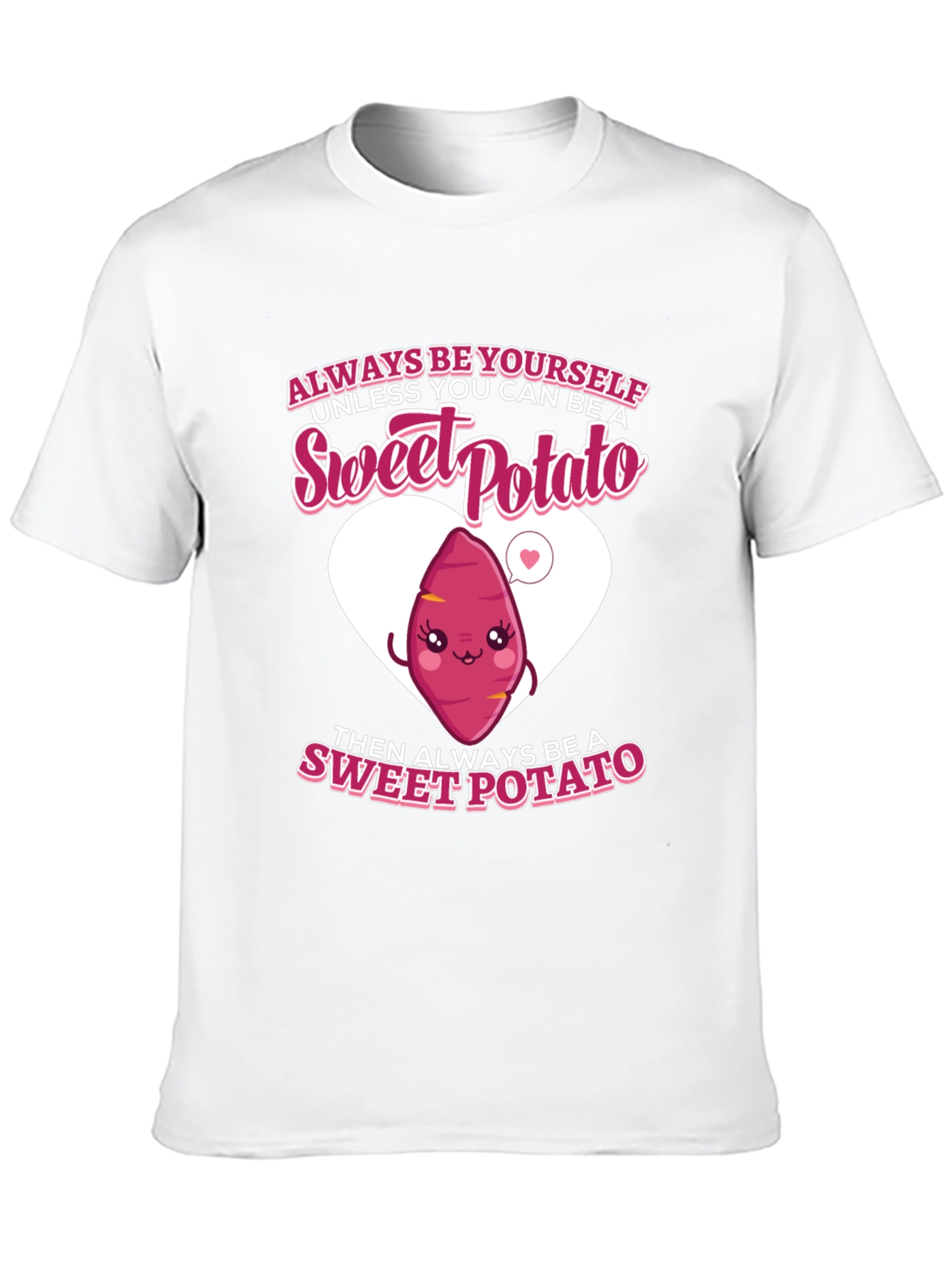 Black Sweet Potato Graphic Tee - Funny Food Lover's T-Shirt view 10