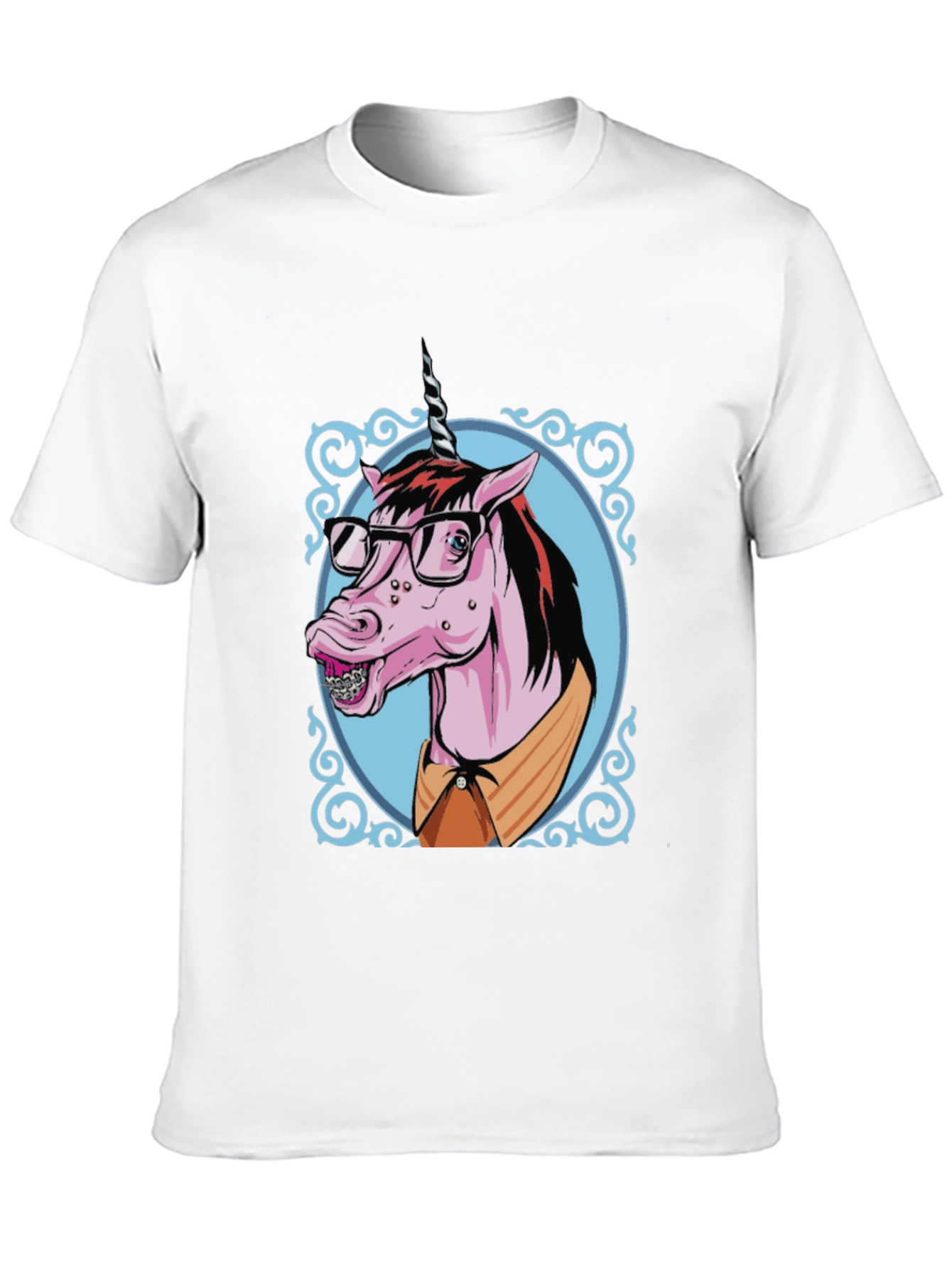 Black Unicorn Geek Graphic T-Shirt view 10