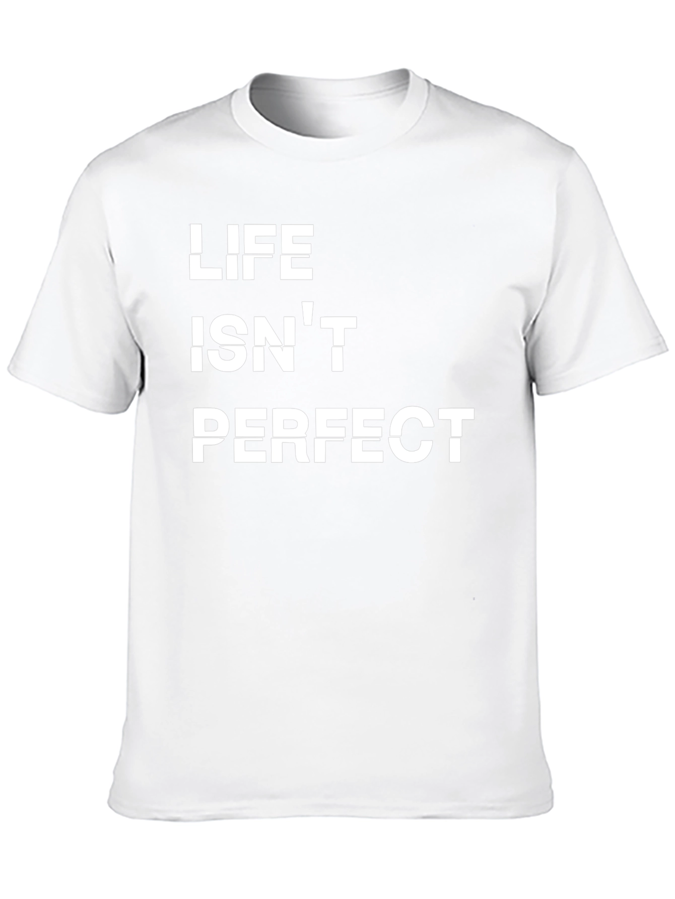 Black Life Isn't Perfect Graphic Tee - Relaxed Fit view 10