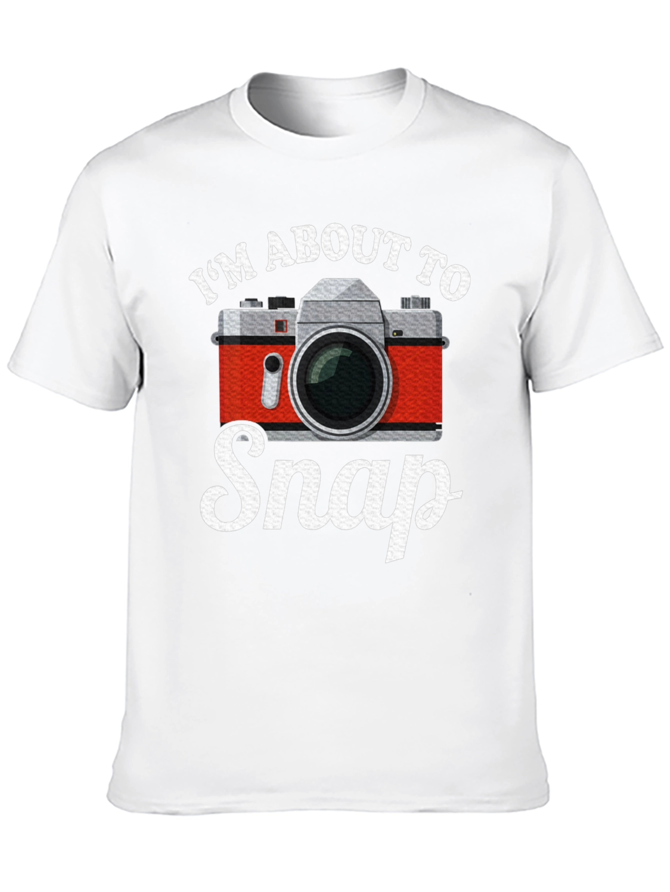 Black I'm About To Snap Camera T-Shirt view 10