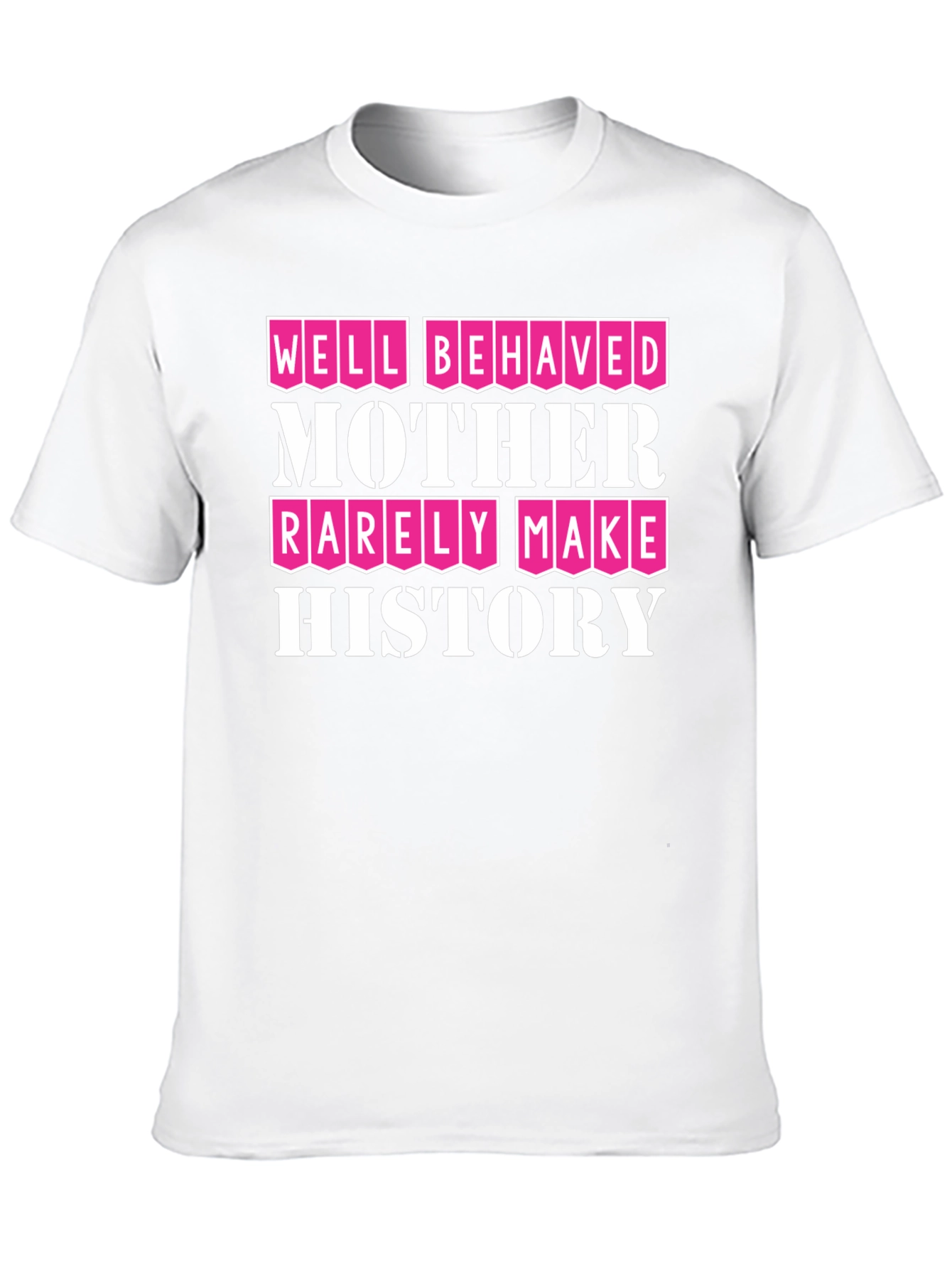 Black Well Behaved Mother T-Shirt - Black view 10