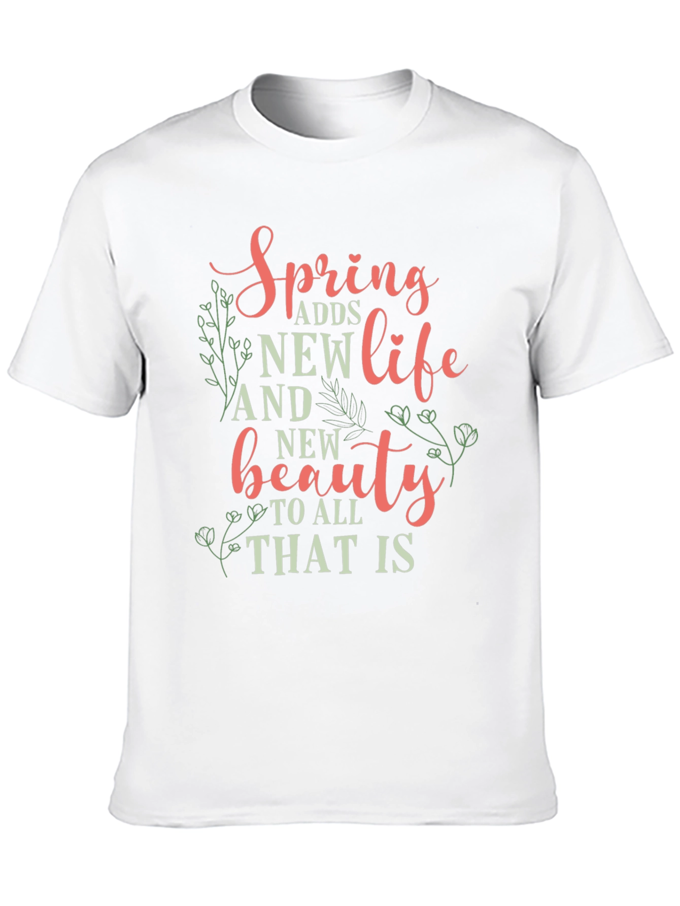 Black Spring Adds New Life Graphic Tee view 10