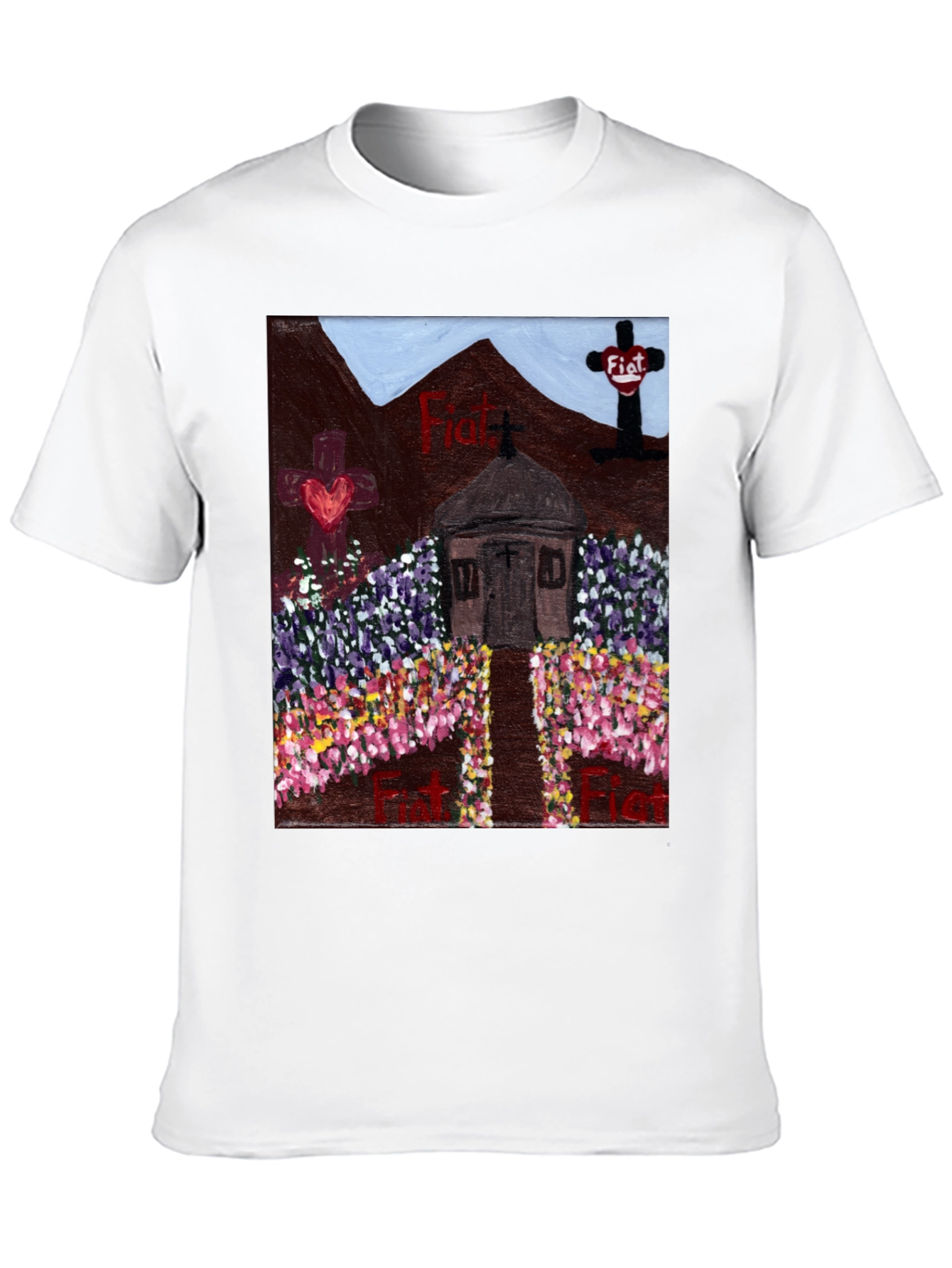 Black Floral Fiat Tee view 10