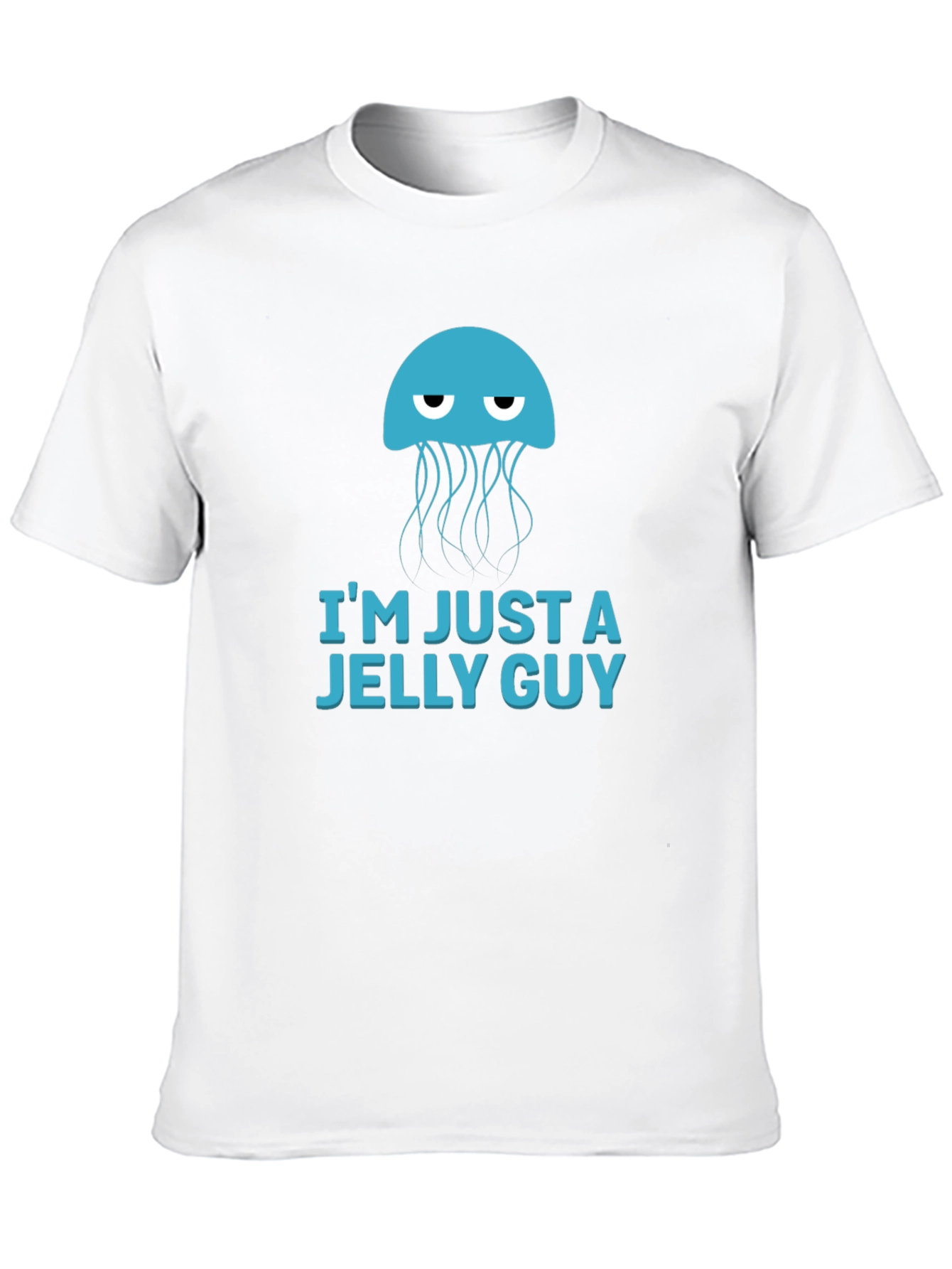 Black I'm Just a Jelly Guy T-Shirt - Novelty Graphic Tee view 10
