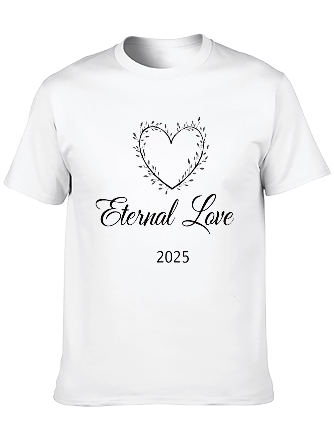 Black Eternal Love 2025 Black T-Shirt view 10