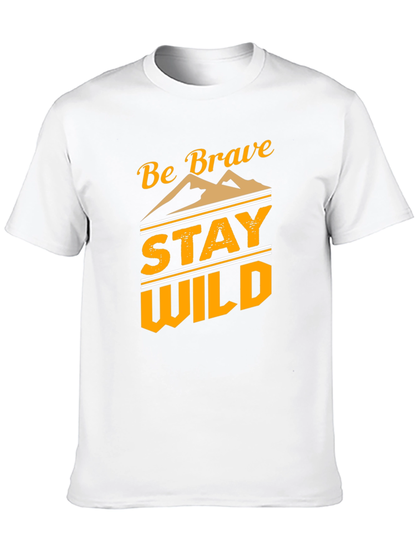 Black Be Brave Stay Wild Graphic Tee - Black view 10