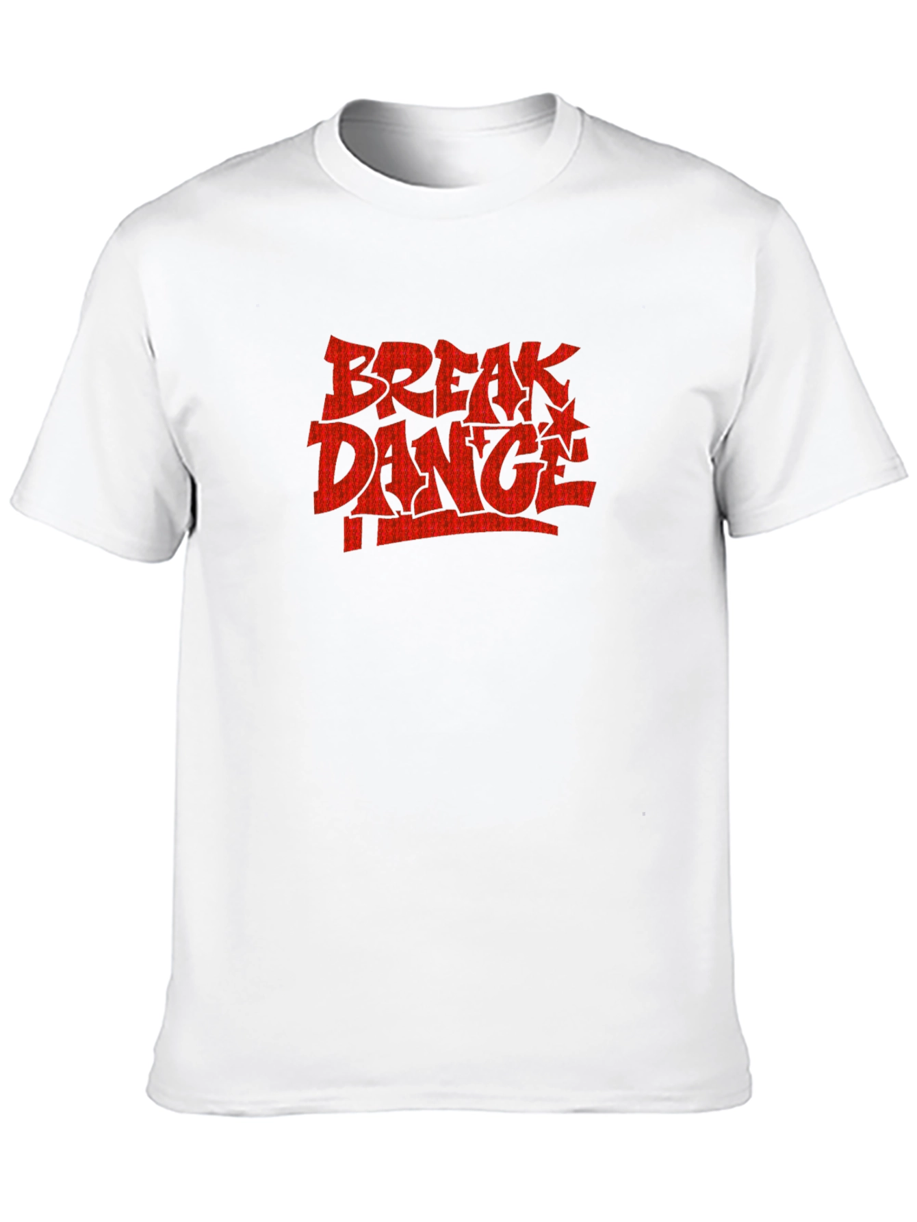 Black Break Dance T-Shirt - Black Crew Neck Tee view 10
