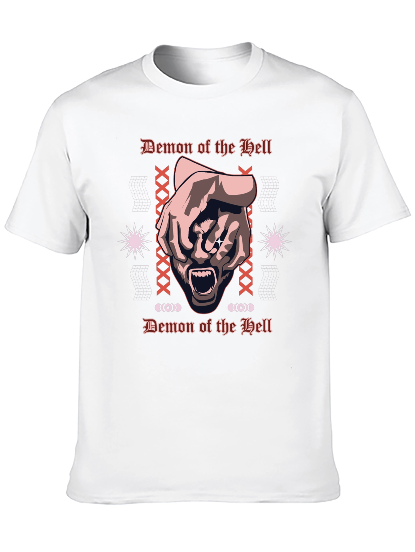 Black Demon of the Hell Graphic Tee - Black view 10