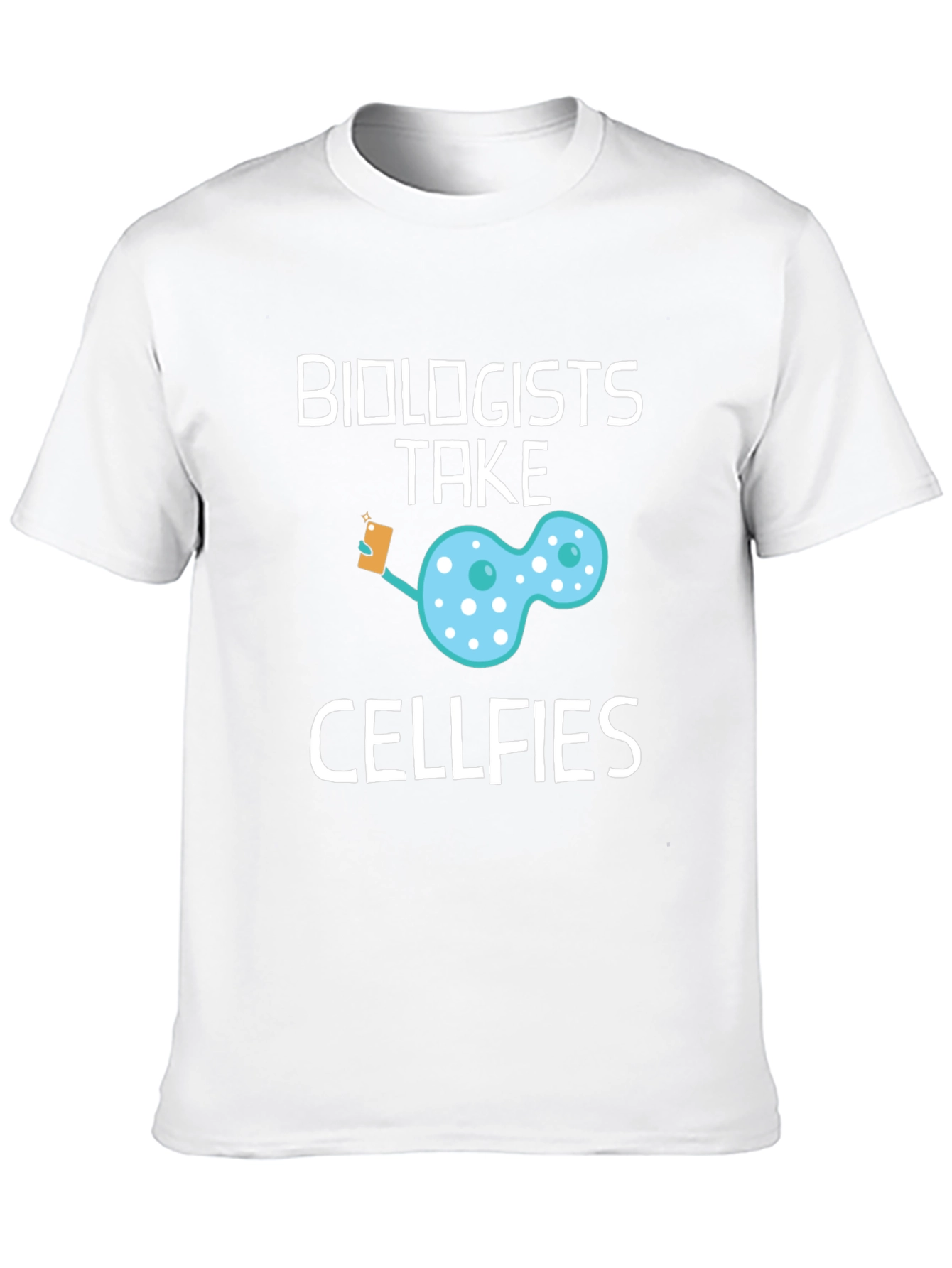 Black Biologists Take Cellfies Funny Science T-Shirt view 10