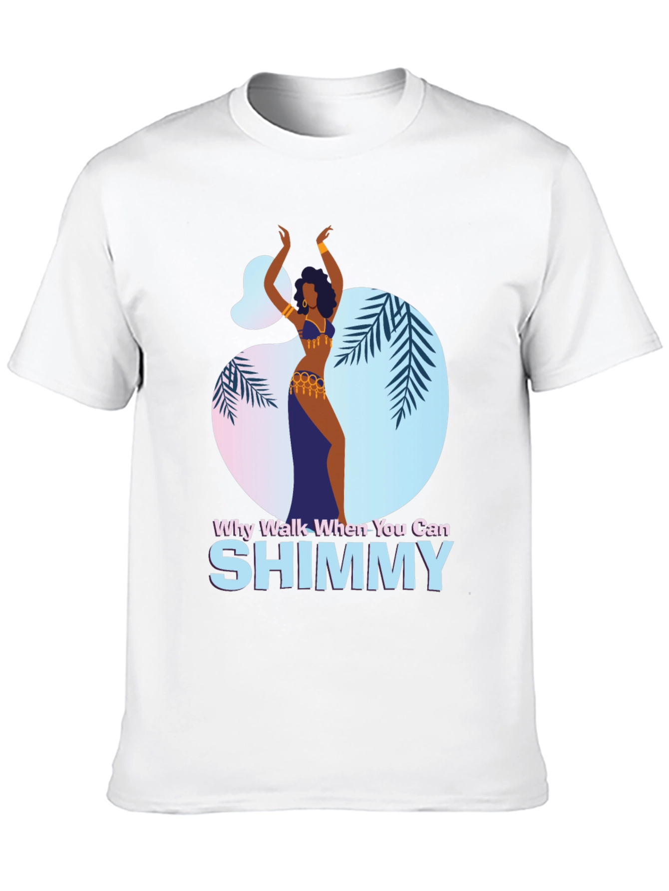 Black Shimmy Dance Graphic Tee - Why Walk When You Can Shimmy view 10
