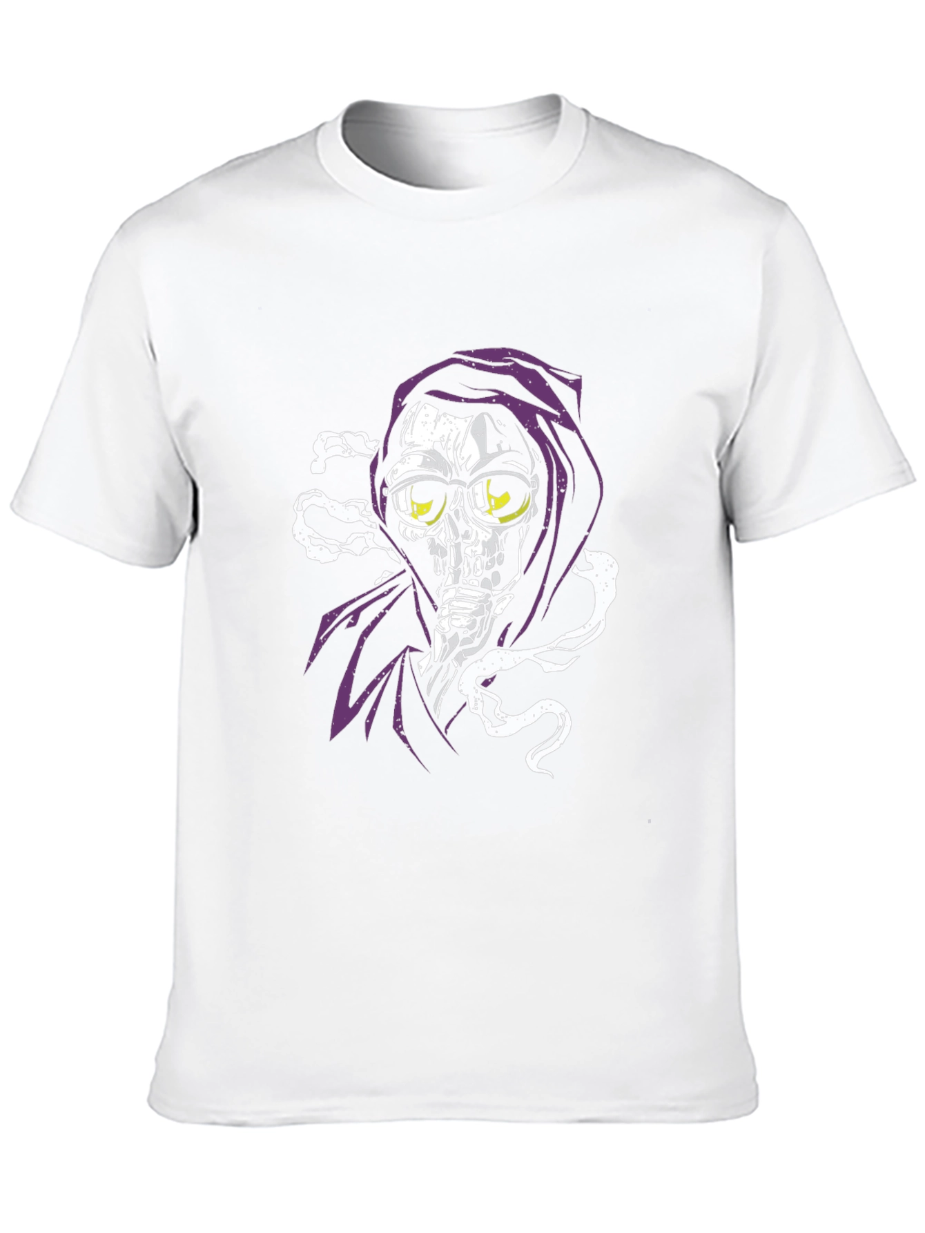 Black Smoking Grim Reaper T-Shirt view 10
