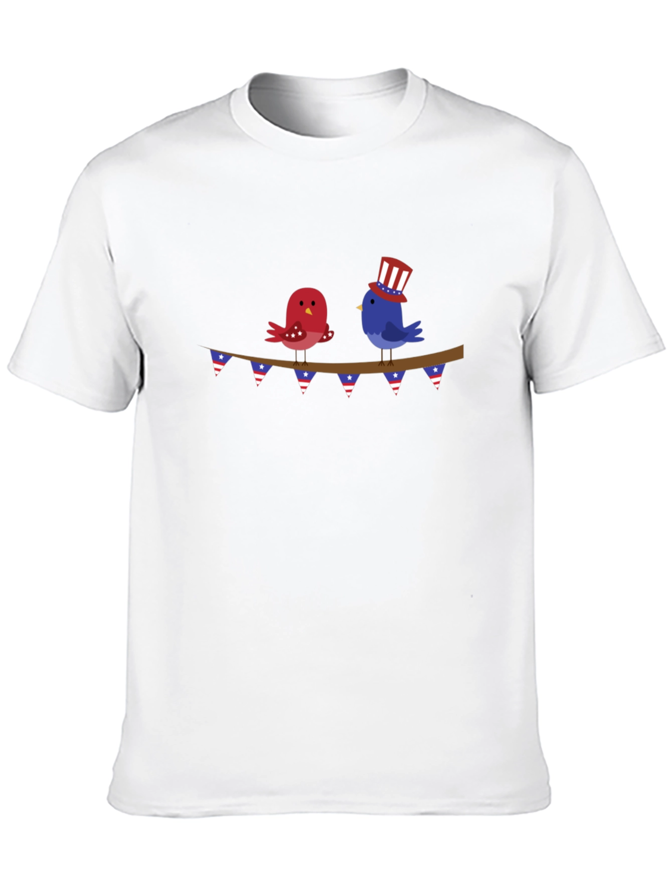 Black Patriotic Birds T-Shirt view 10