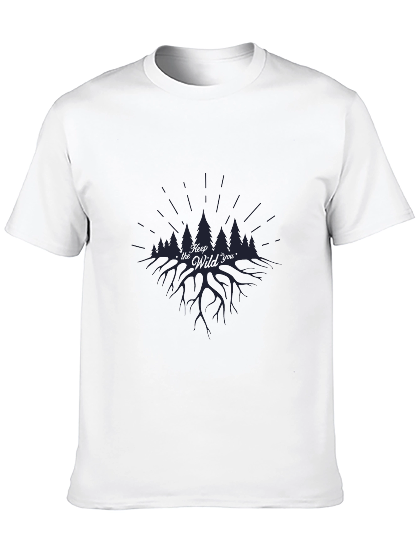 Black Keep the Wild You T-Shirt - Nature Inspired Graphic Tee view 10