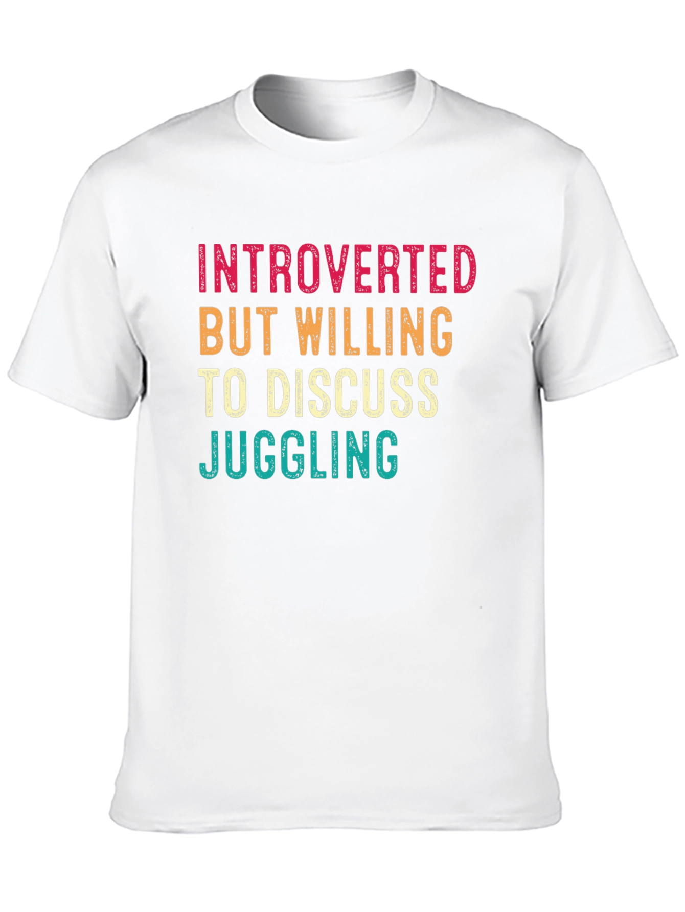 Black Introverted Juggling Enthusiast T-Shirt view 10
