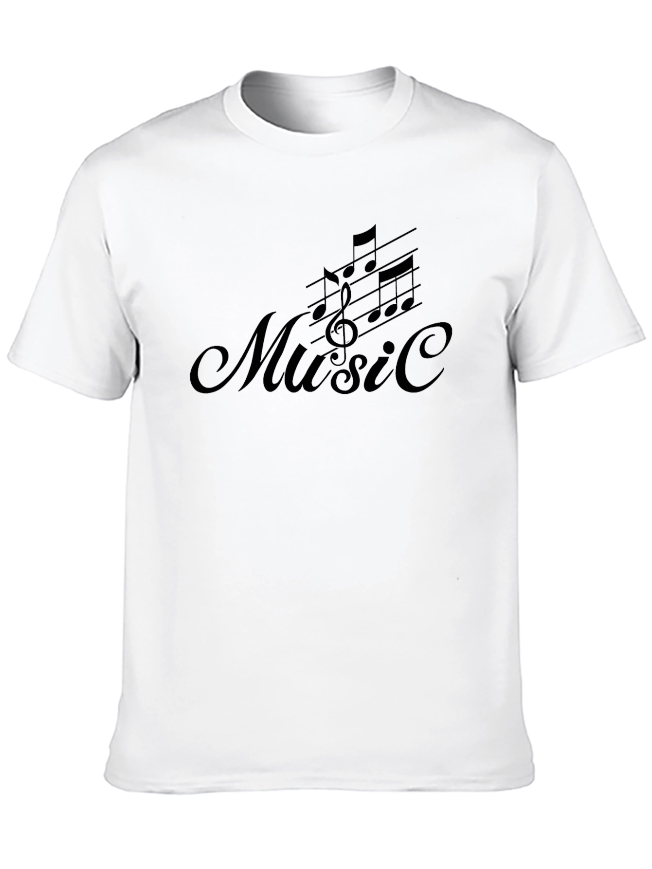 Black Music Graphic Black Tee view 10