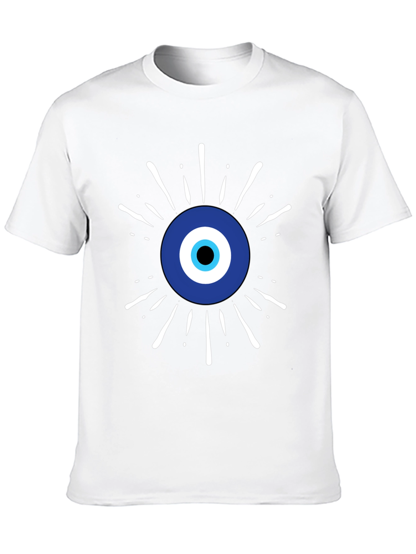 Black Evil Eye Graphic Tee - Stylish Protection view 10