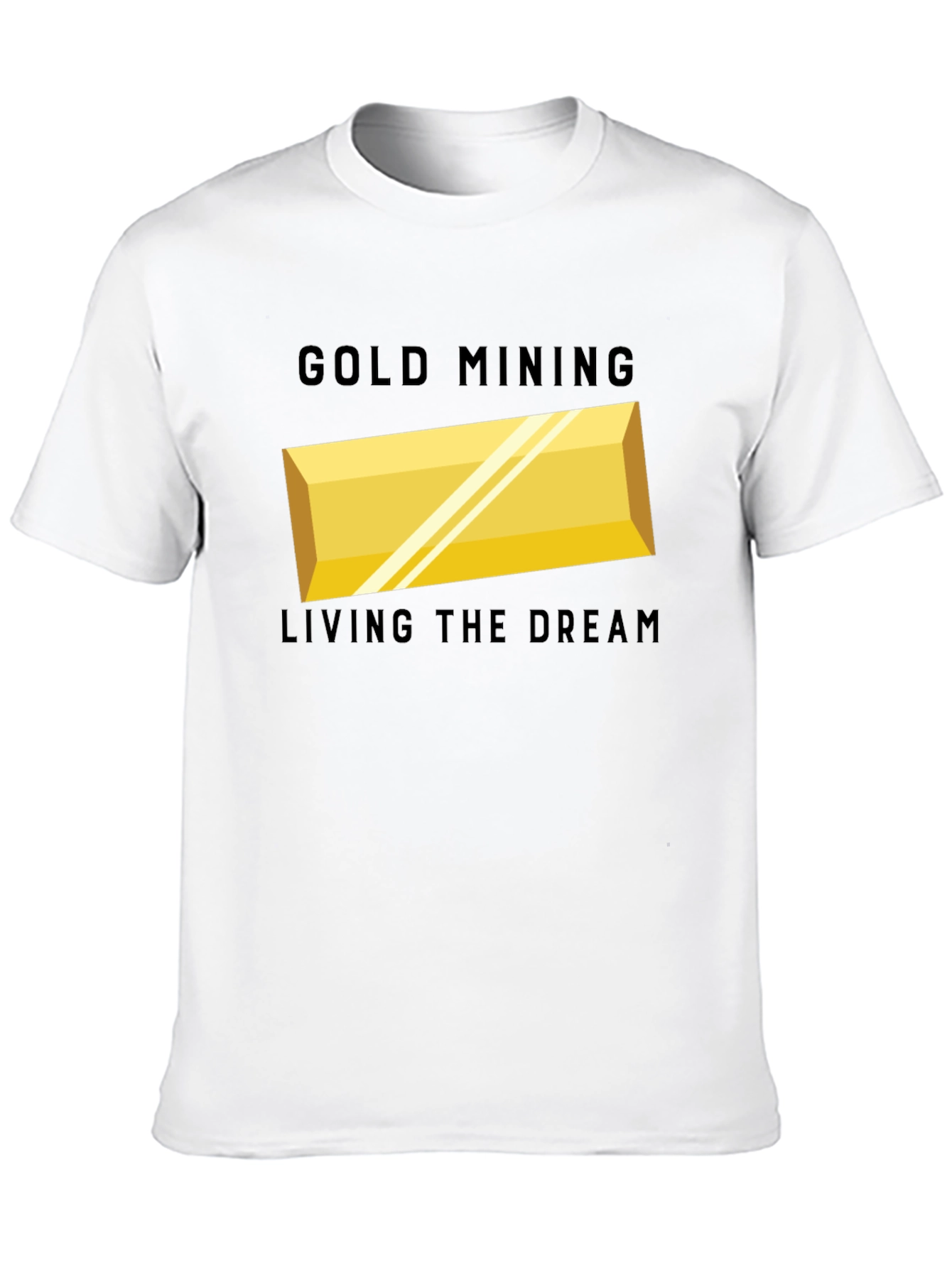 Black Gold Mining Living The Dream T-Shirt view 10