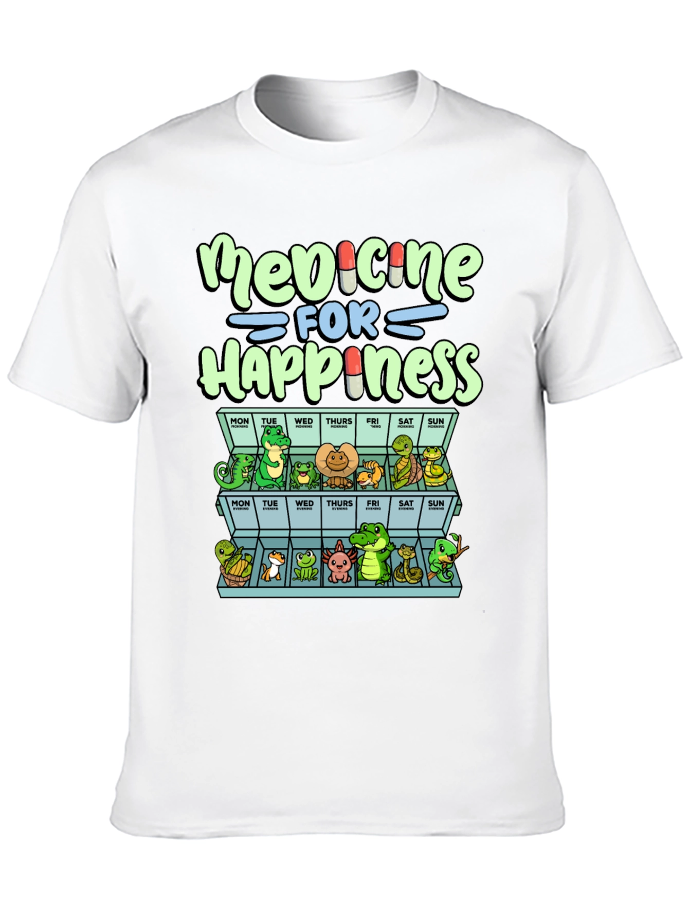 Medicine for Happiness Reptile T-Shirt - 10