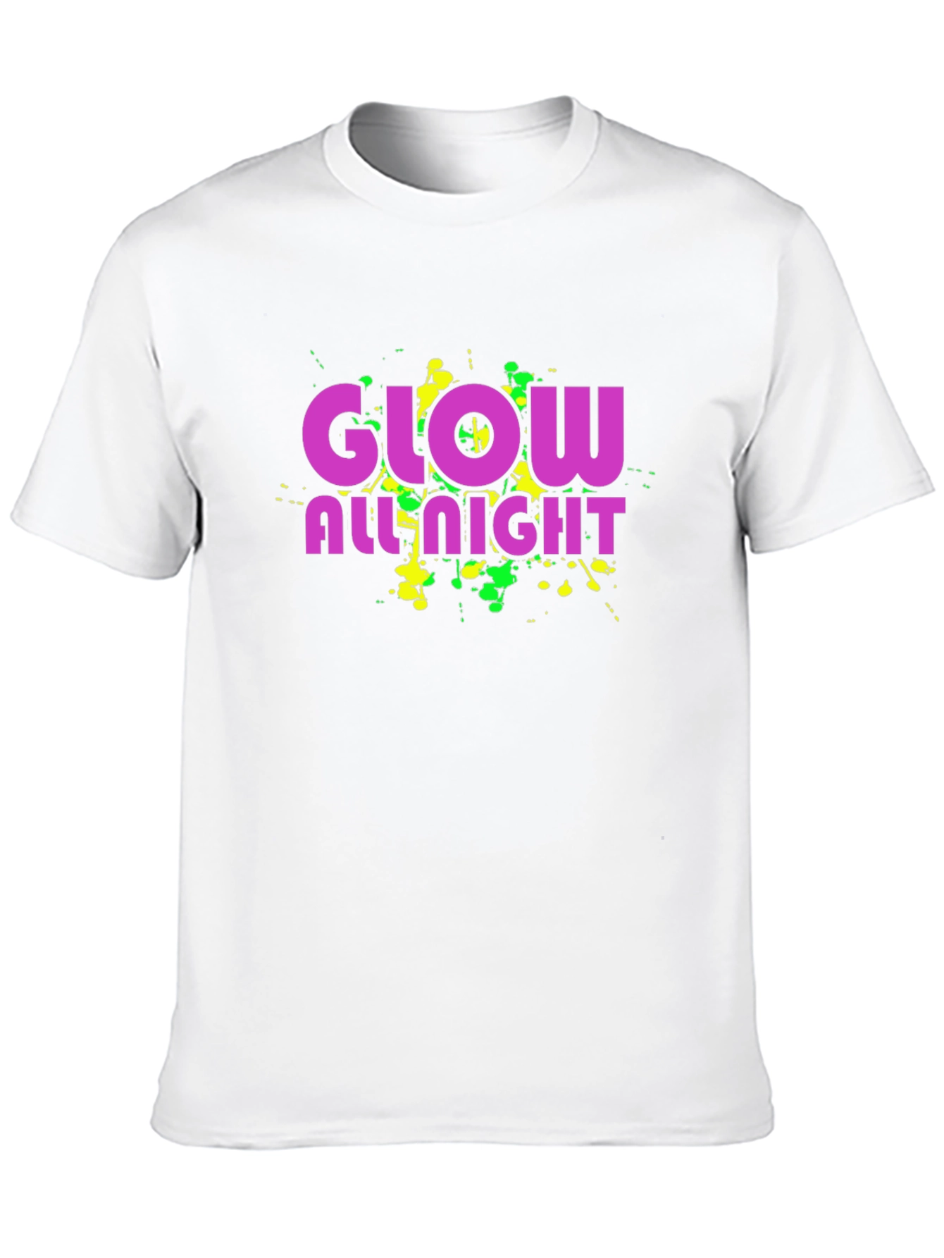 Black Glow All Night Black T-Shirt view 10