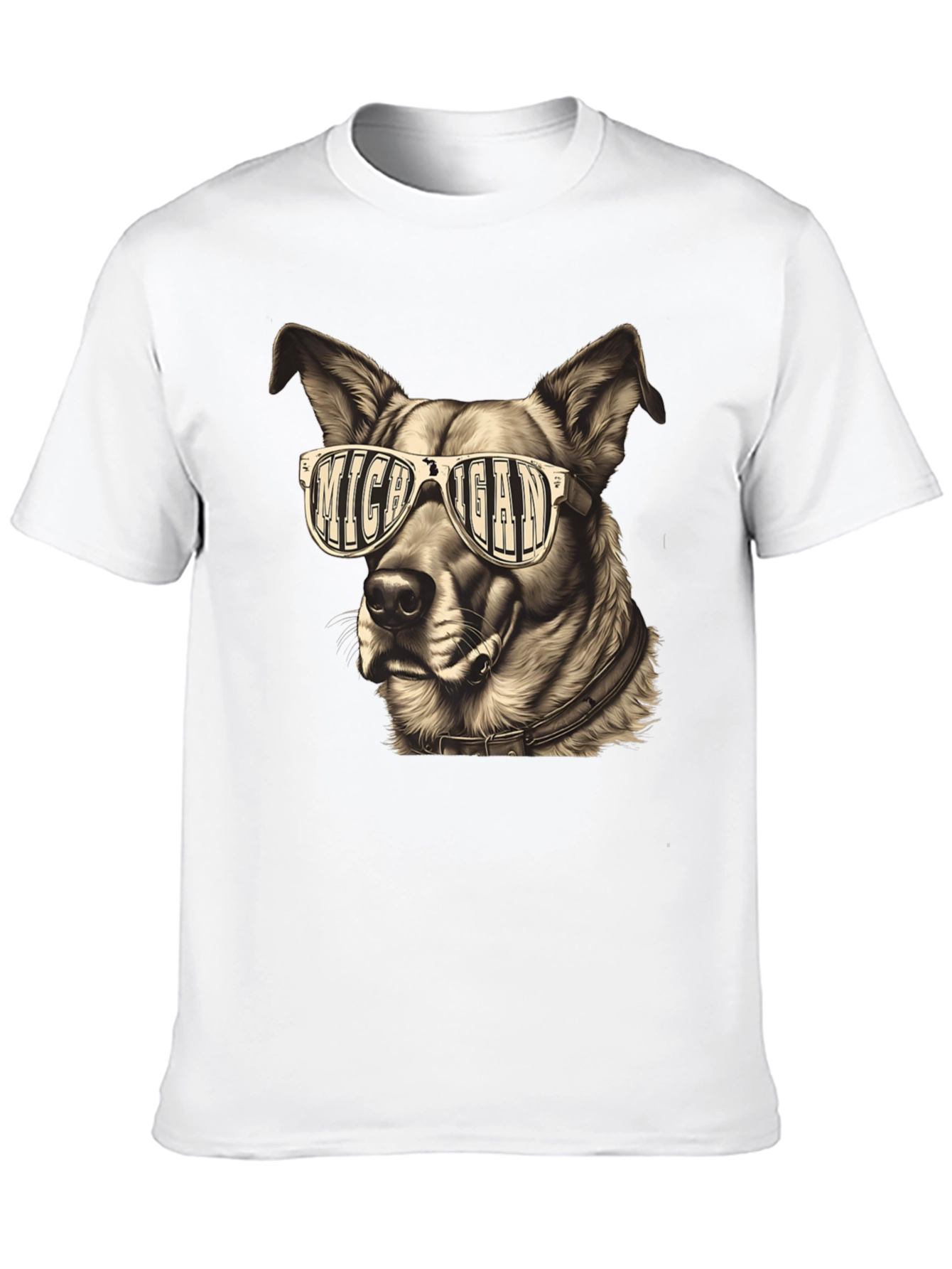 Black Cool Dog Graphic Tee - Michigan Pride view 10