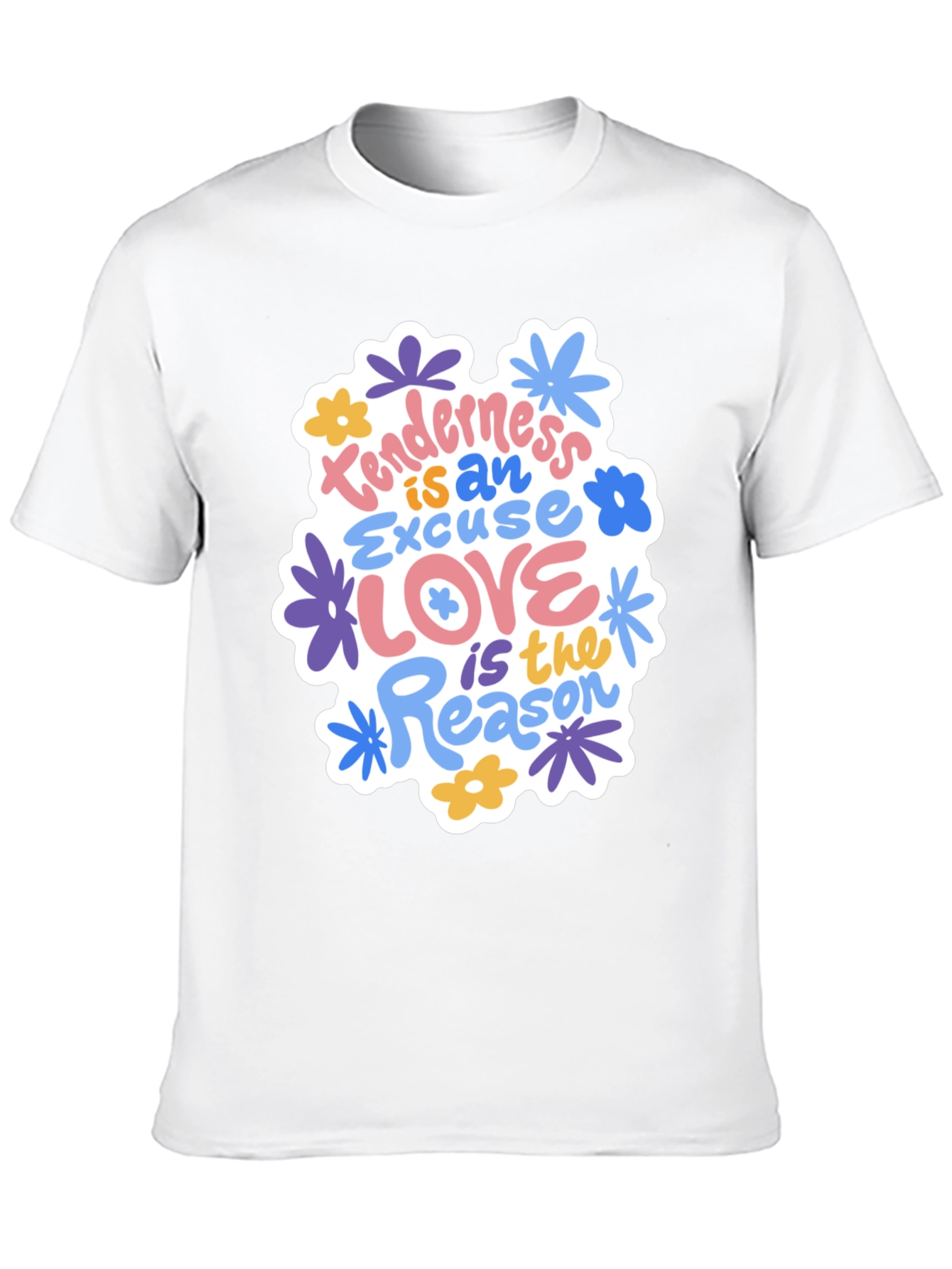 Black Tenderness is an Excuse Love Reason Graphic Tee view 10