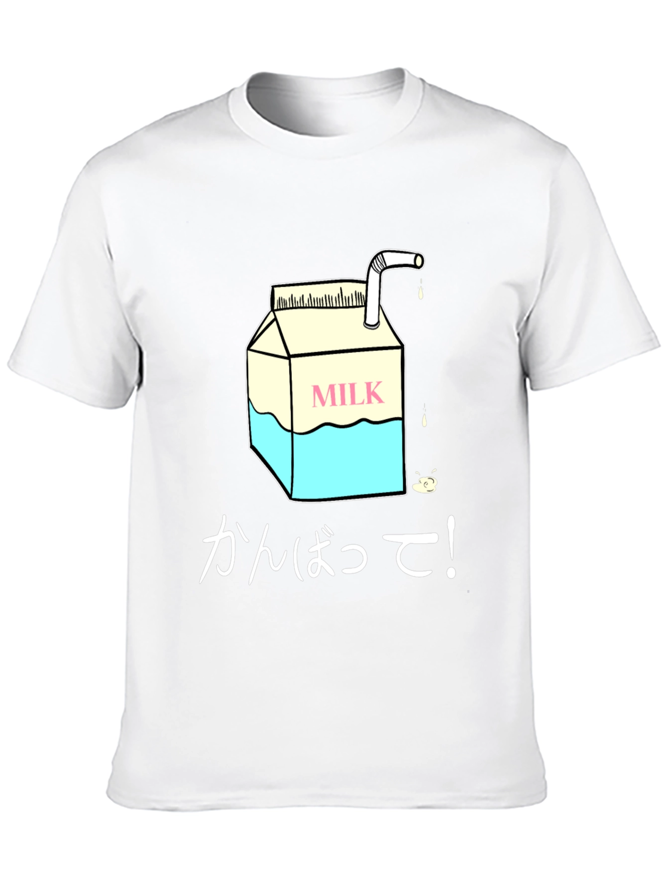 Black Milk Carton Graphic Tee - Japanese Text Design view 10
