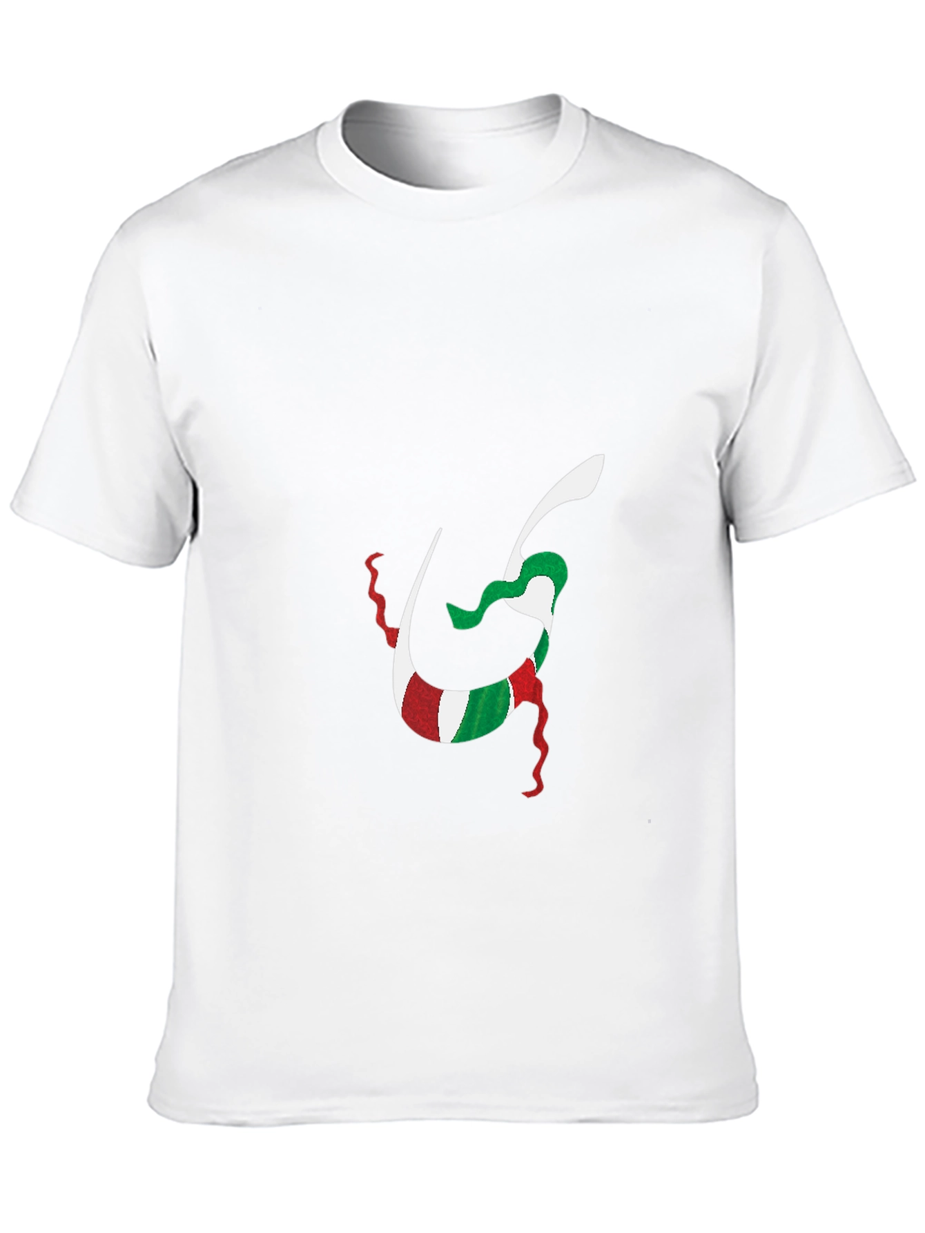 Black Stylish Black Tee with Unique Graphic Design view 10