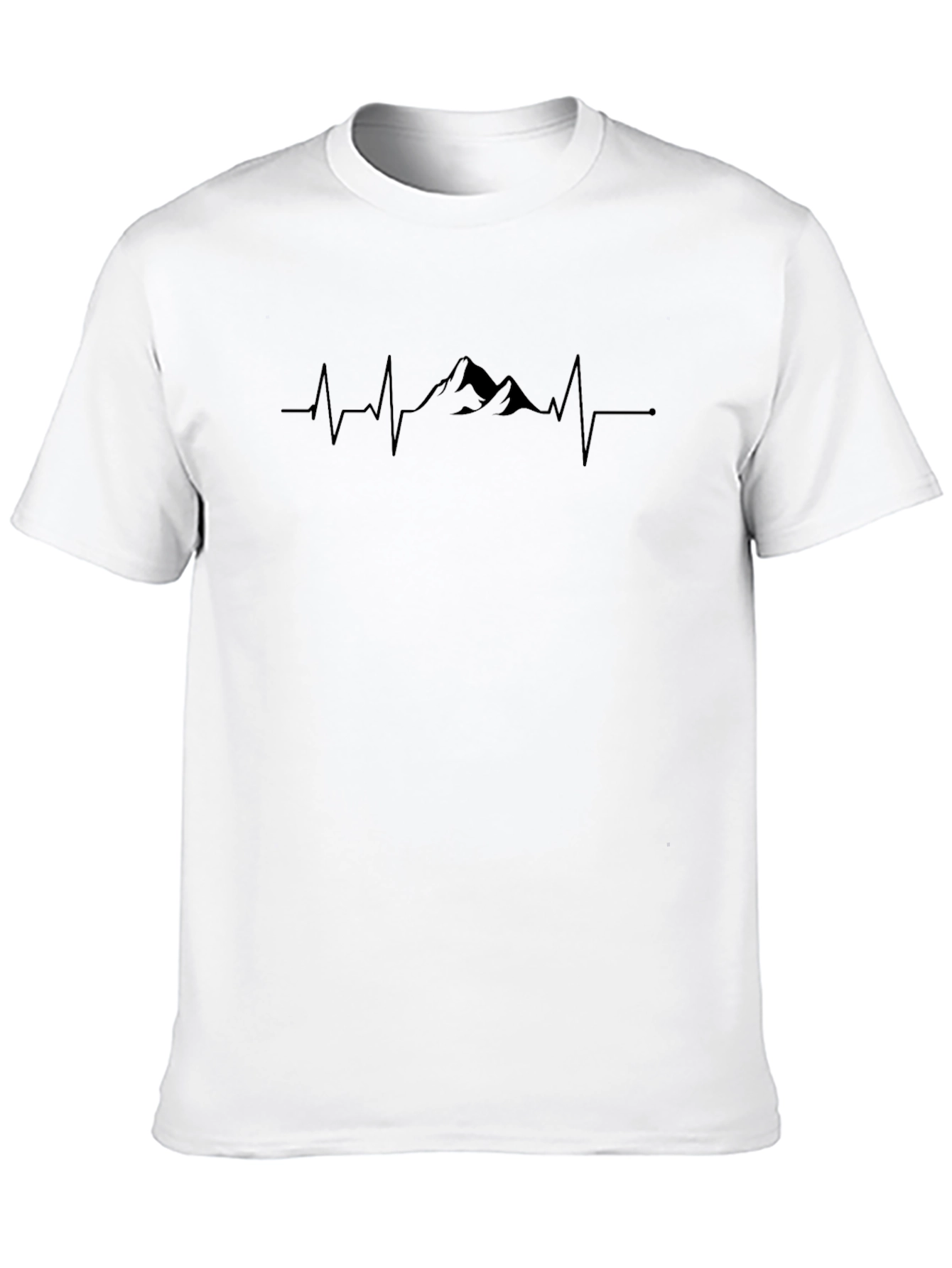 Black Mountain Heartbeat T-Shirt - Nature Lover Tee view 10